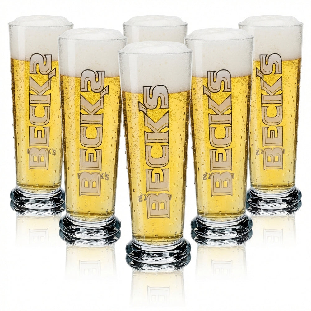 6x szklanka do piwa Becks 0,4l Seattle Sahm