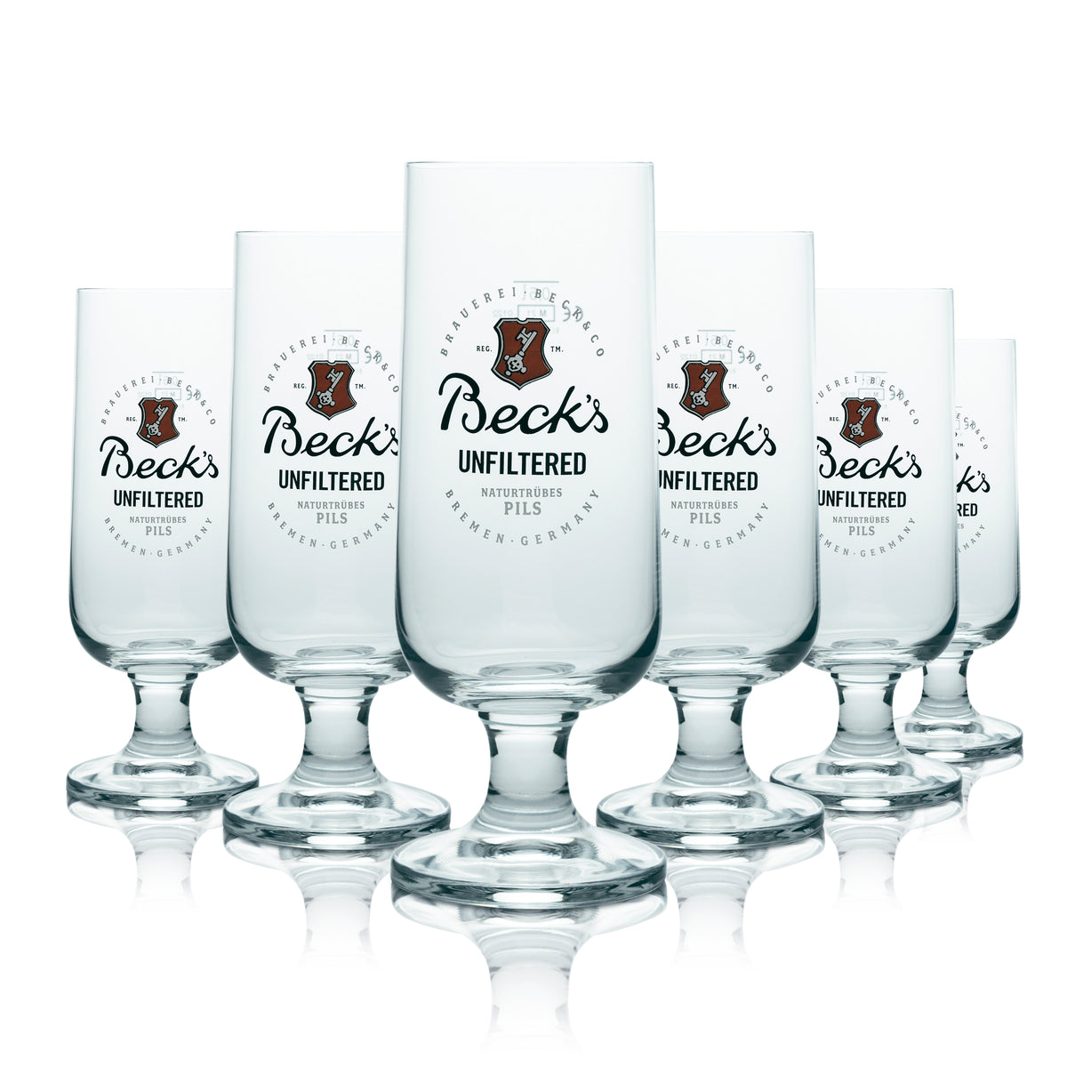6x szklanka do piwa Becks 0,5 l Szklanki do piwa „Unfiltered” – nowa edycja – Widok 3