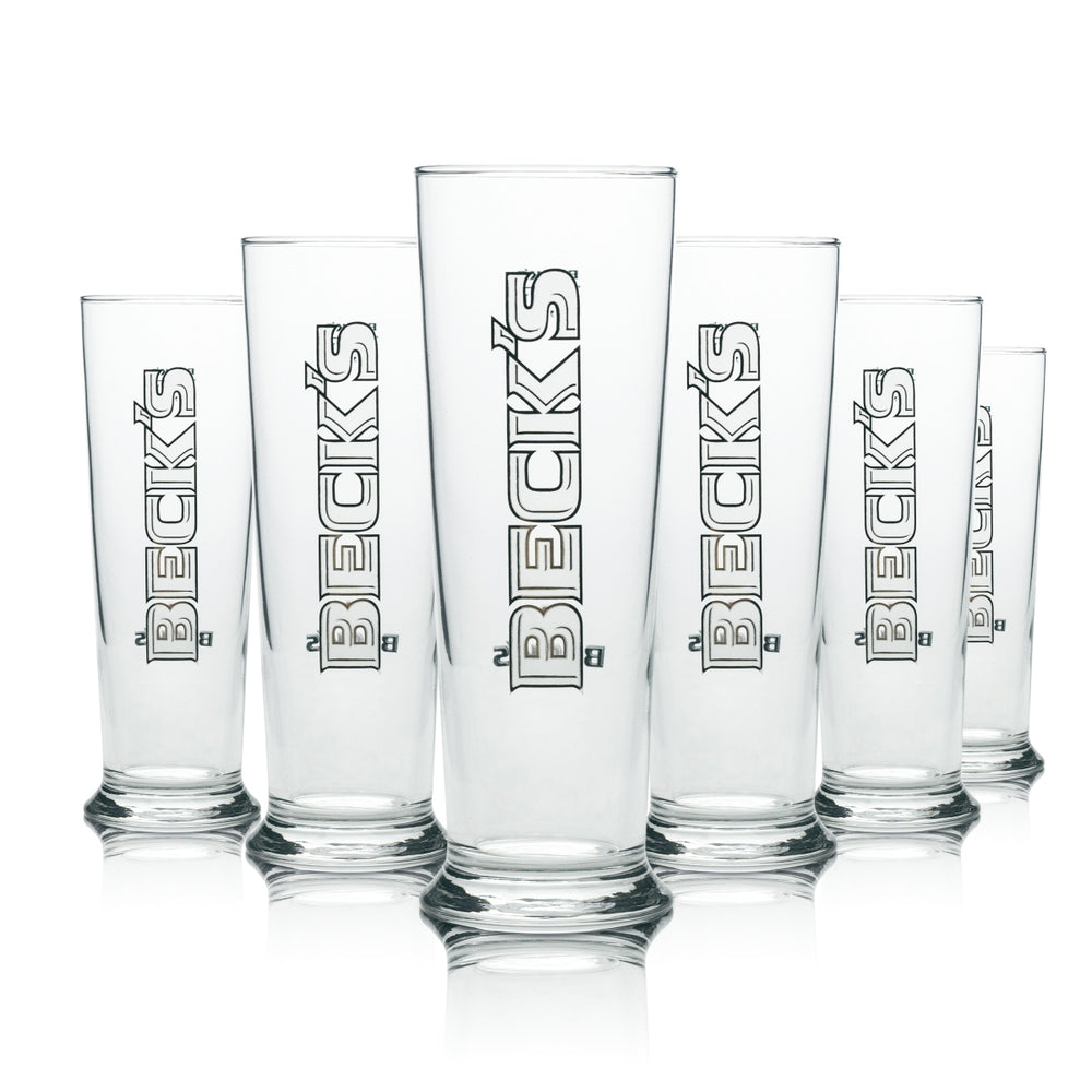 6x szklanka do piwa Becks Seattle 0,2 l Sahm Tulpe Szklanki Browar Puchar Gastro Bar