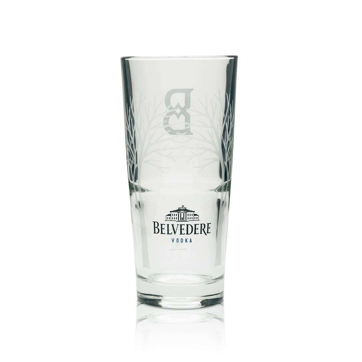 6x Belvedere Vodka Glass 0.3l Longdrink Glass B-Logo Top – Widok 2