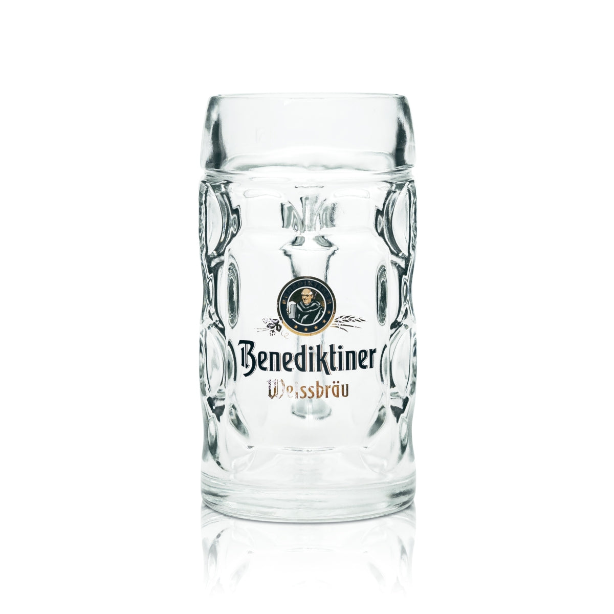 6x szklanka do piwa Benediktiner Weissbräu 0,5 l Krug Isar Seidel Henkel Szklanki Kufle – Widok 2