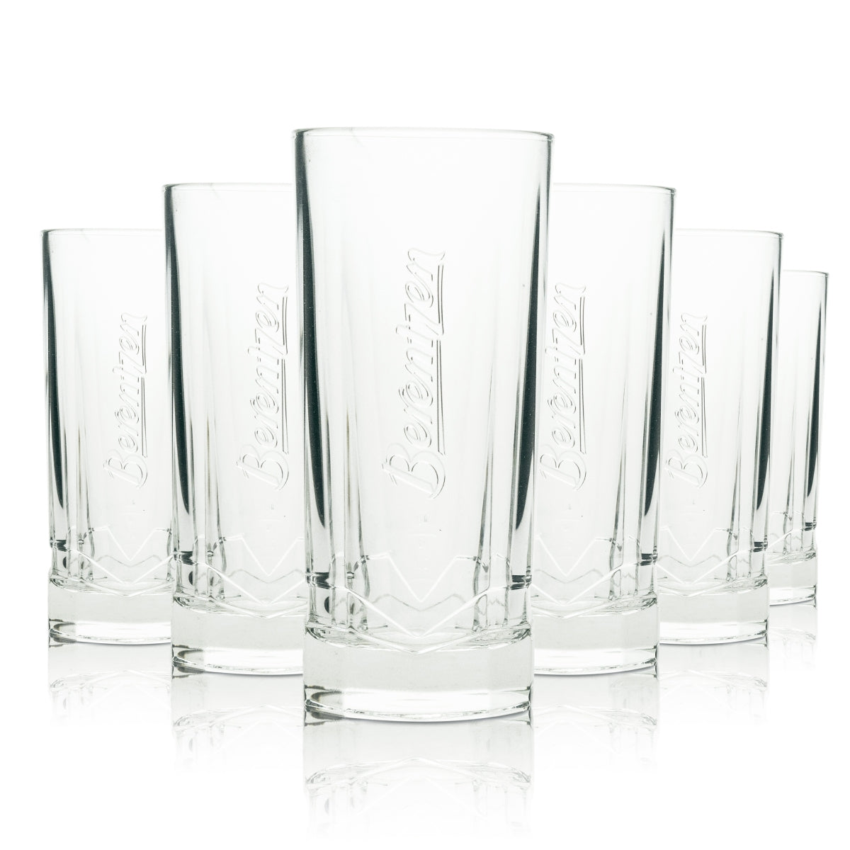 6x kieliszek do likieru Berentzen Longdrink, ośmiokątny, 200 ml