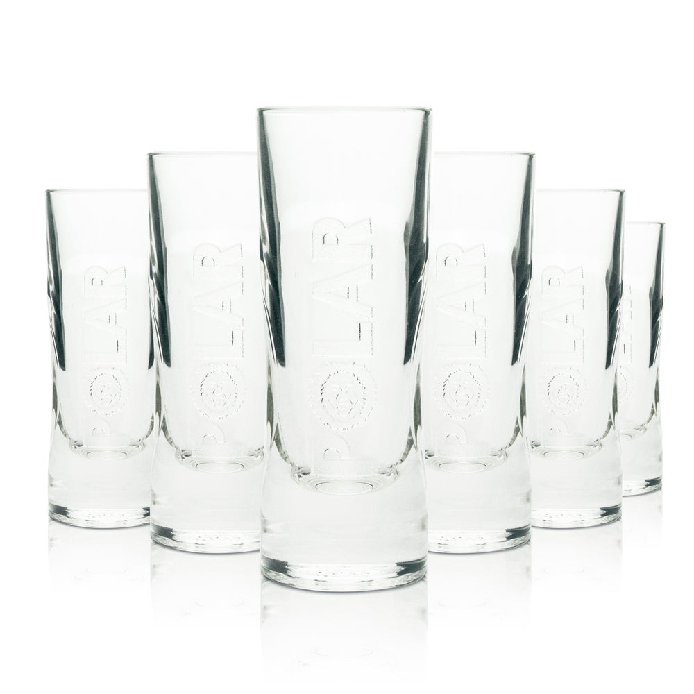 6x kieliszek do likieru Berentzen Polar relief 2/4cl Rastal