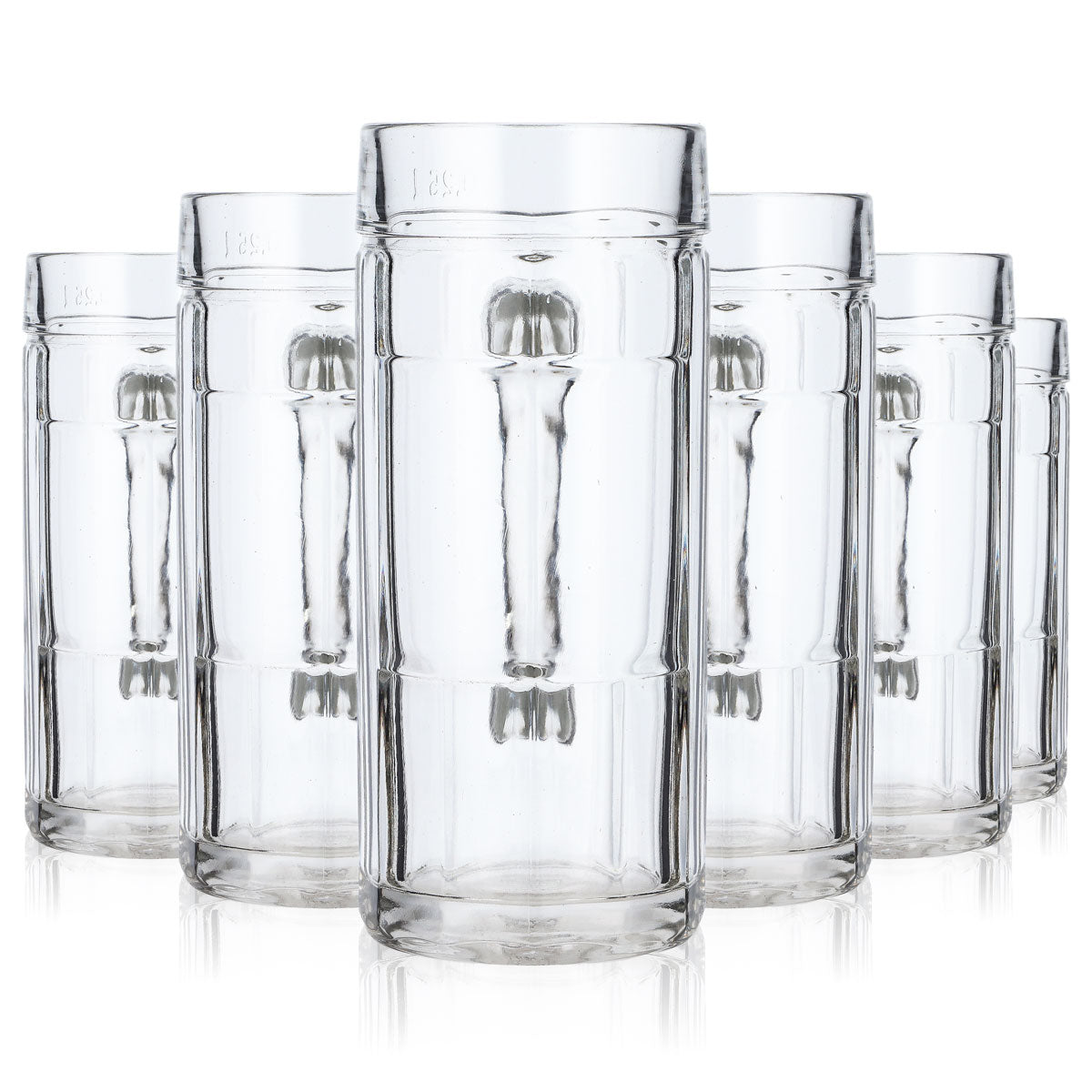 6 kufli do piwa Bierseidel Bierhumpen 0,25 l Krug Blanco Rastal Falkenstein – Widok 7