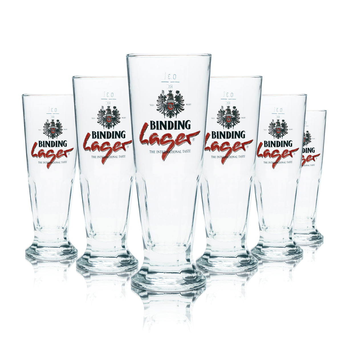 6x Wiążące szkło do piwa 0.3l Goblet Tulip Relief Glasses Lager Gastro Pub Brewery – Widok 5