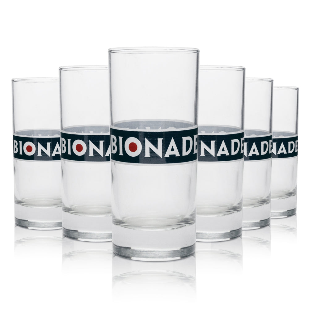 6x szklanka Bionade Softdrinks 22cl Longdrink okrągła Libbey
