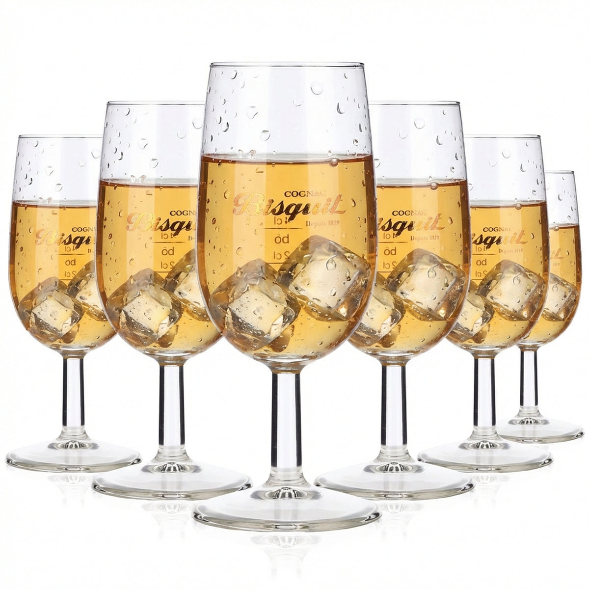 6x kieliszki do koniaku Bisquit Kieliszki do degustacji 0,14 l Kieliszki do degustacji Sniffter