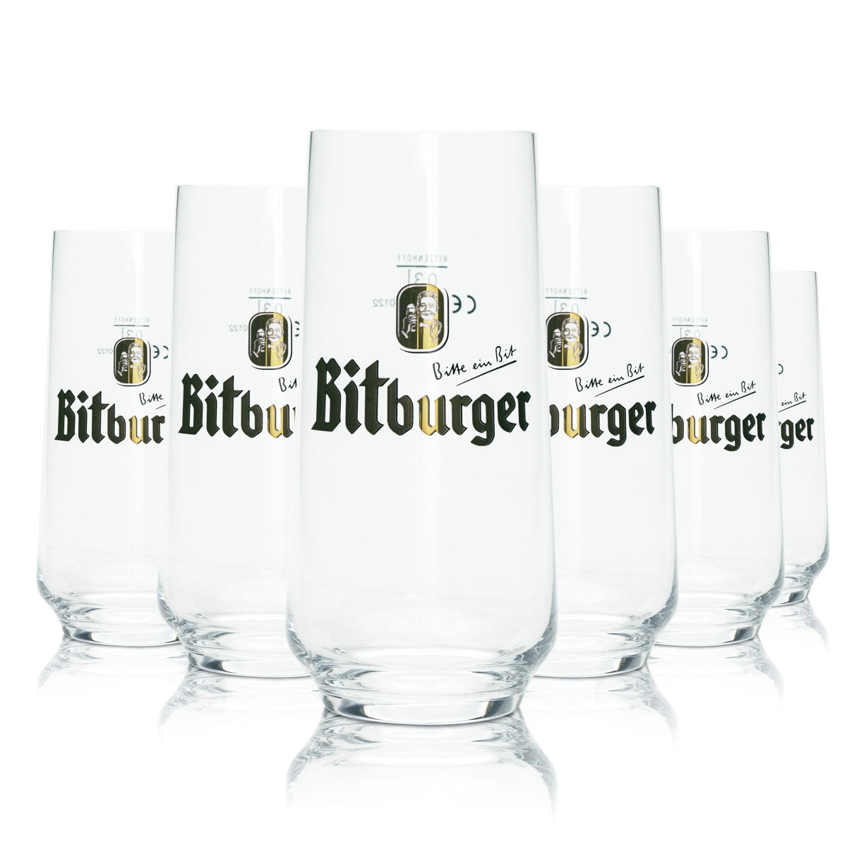 Zestaw do piwa Bitburger Bundle Bar Set III zawierający 6 kufli, 6 szklanek, otwieracz i uchwyt na pokrywkę – Widok 4