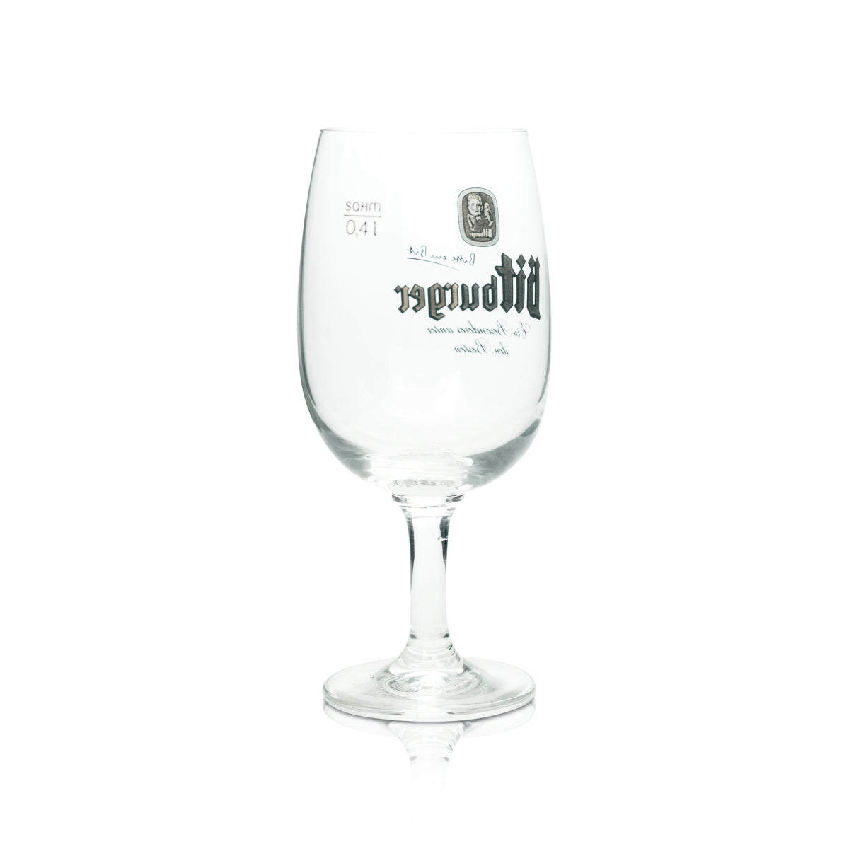 6x szklanka do piwa Bitburger 0,4 l Gaston Pokal Sahm Tulpe Szklanki Pils Export Browar – Widok 4