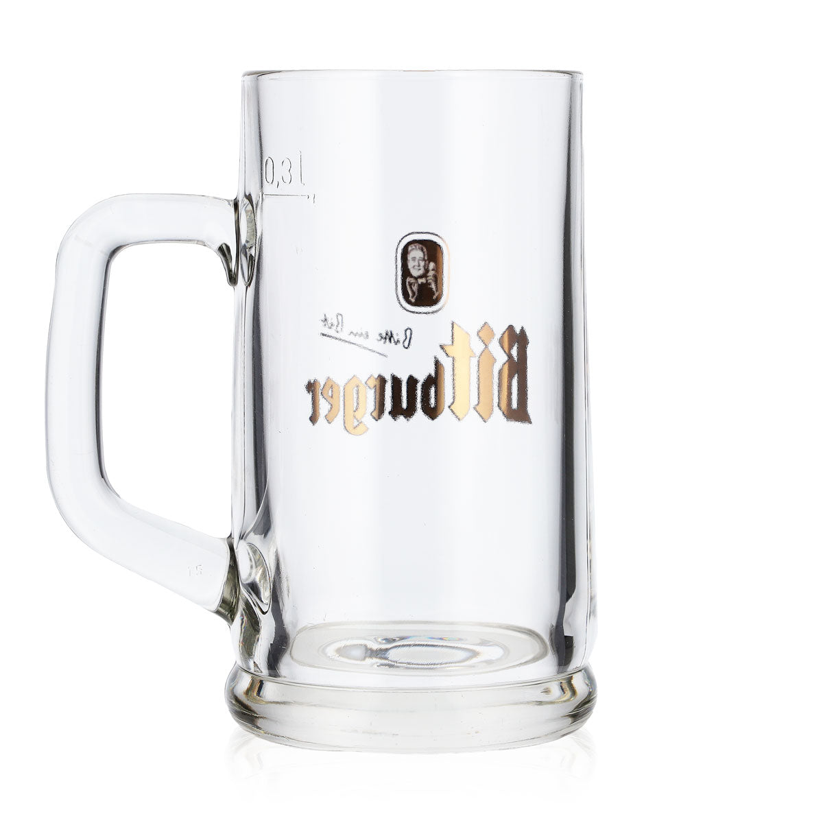 6x szklanki do piwa Bitburger Humpen 0,3 l Krug Seidel Rastal – Widok 5
