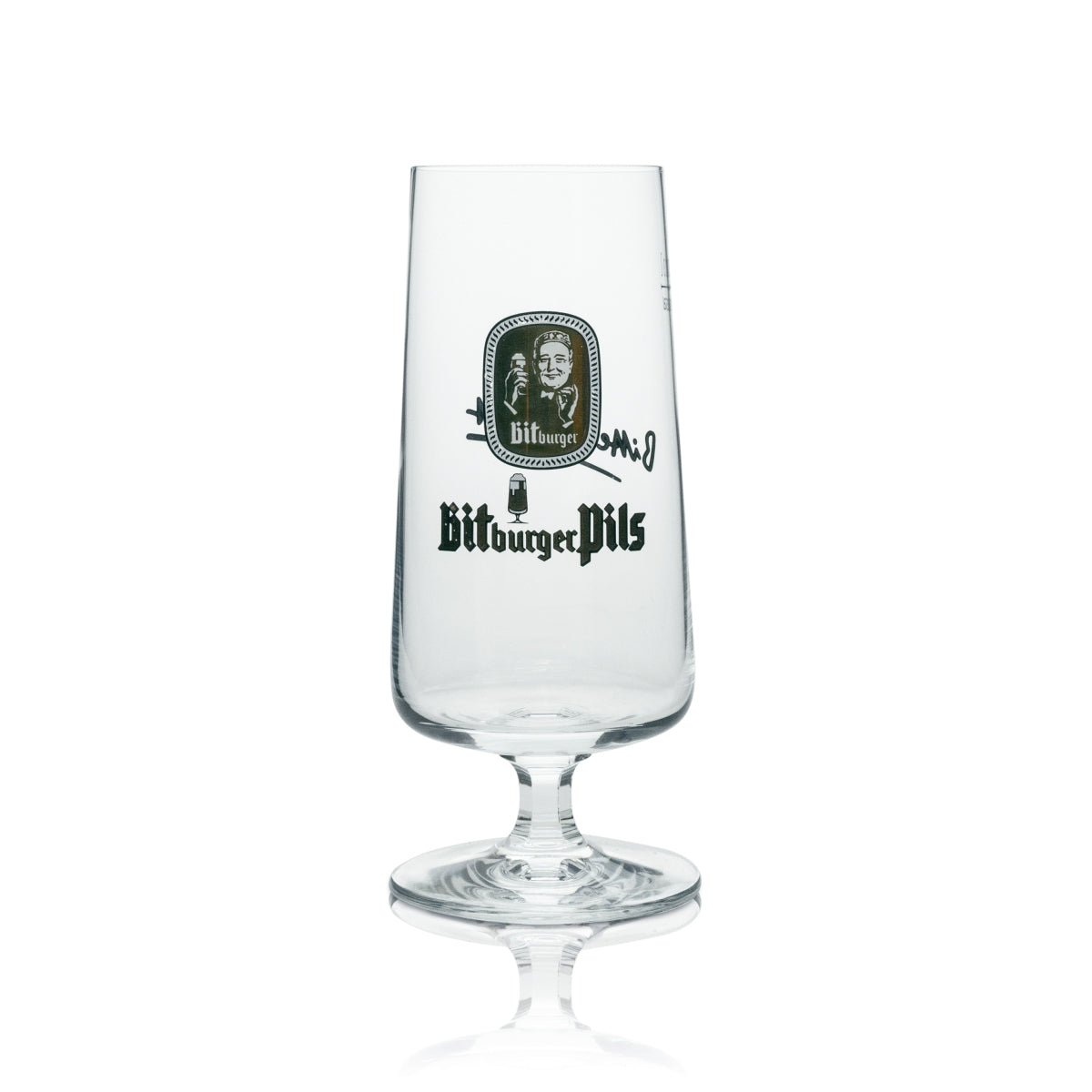 6 szt. szklanek do piwa Bitburger Pils „Bitte ein Bit” w kolorze rastal, 300 ml – Widok 2