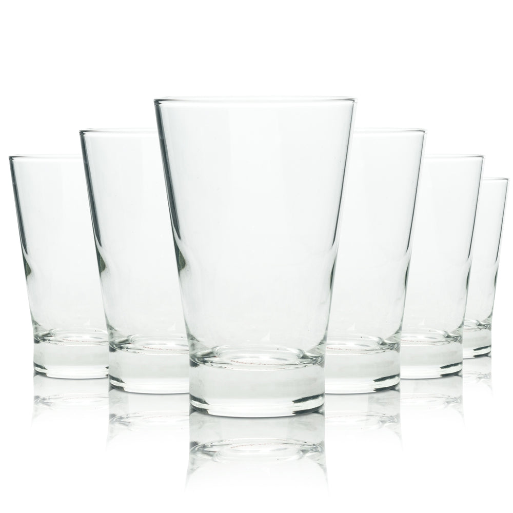 6x Black Forest Water Glass 0,2l Tumbler York Gastro Glasses Mineral Water Hotel