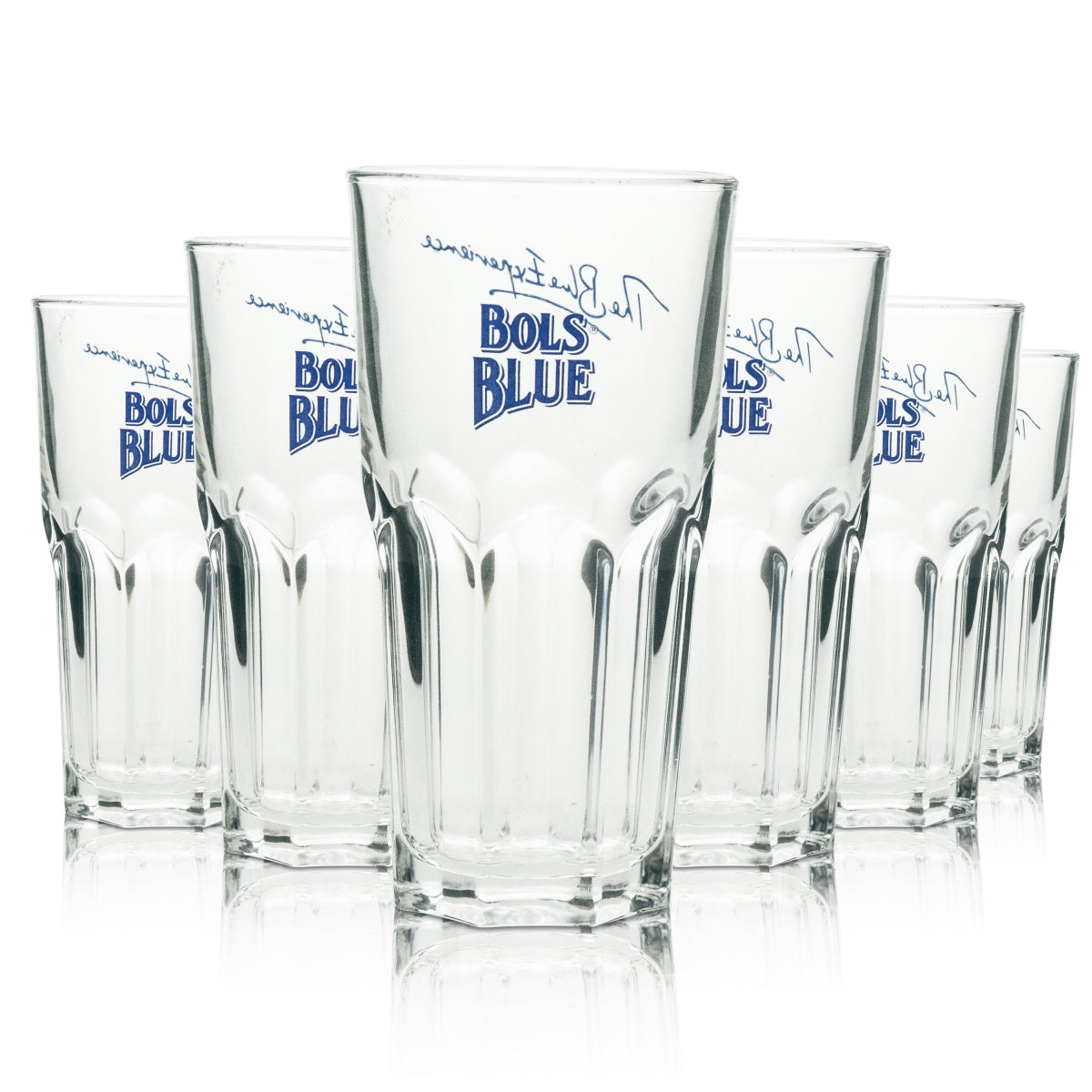 6x kieliszek do likieru Bols Longdrink the blue Experience