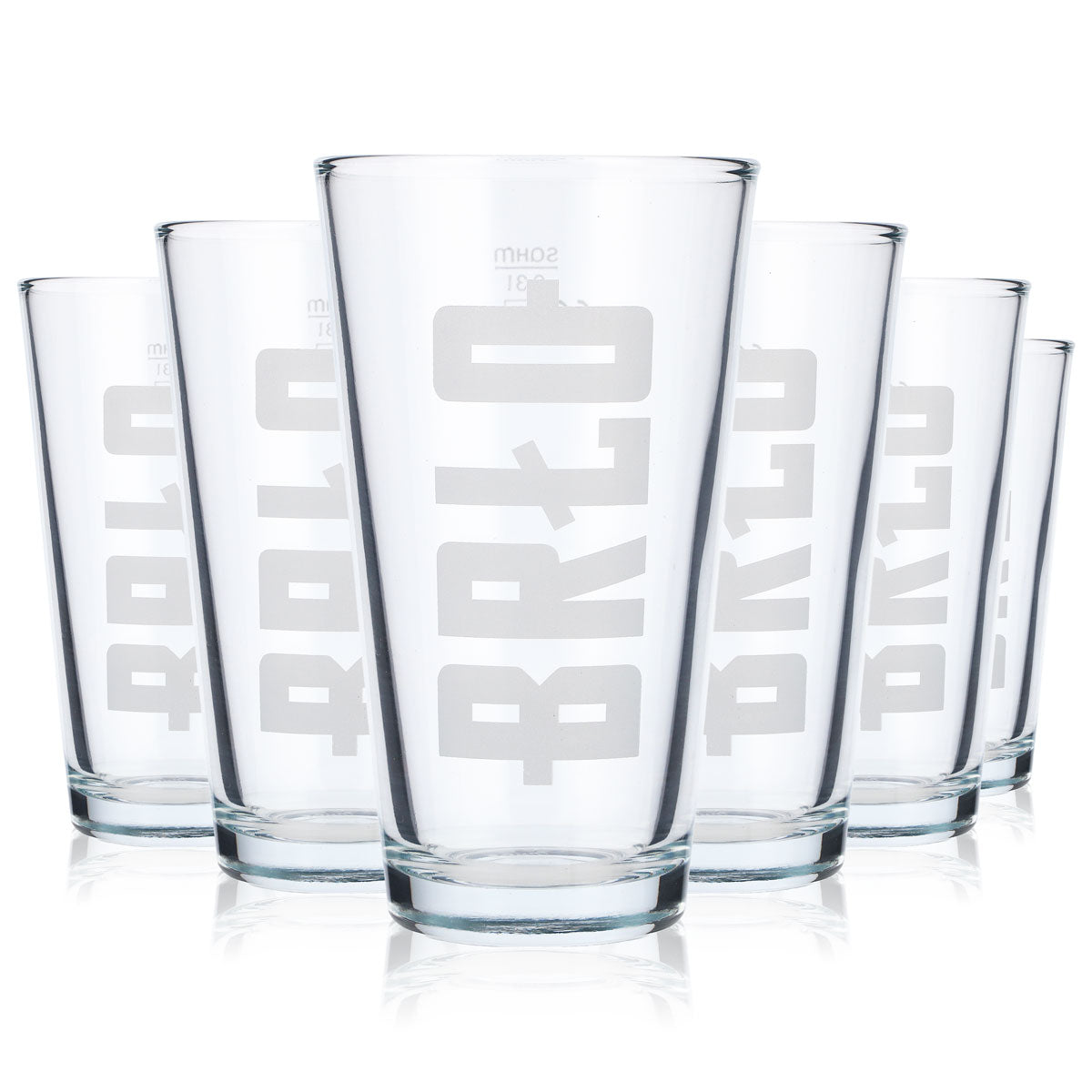 6x Brewhouse BRLO 0,3 l piwo Willi-Becher Szklanki do piwa Szklanka do piwa – Widok 5