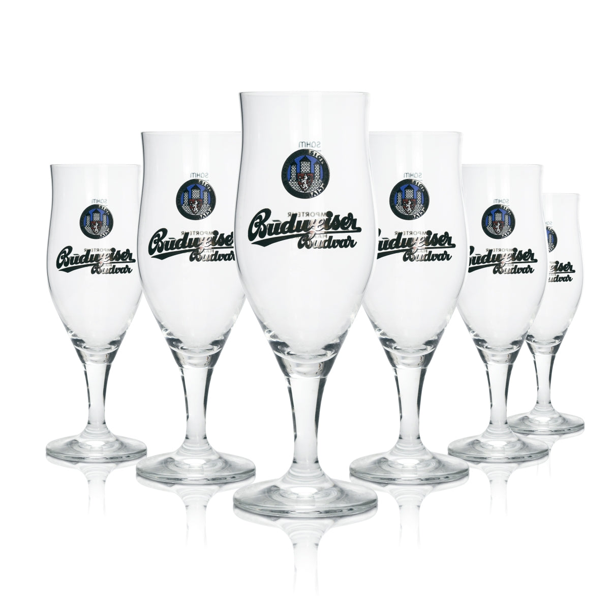 6x szklanka do piwa Budweiser Budwar 0,3l sahm