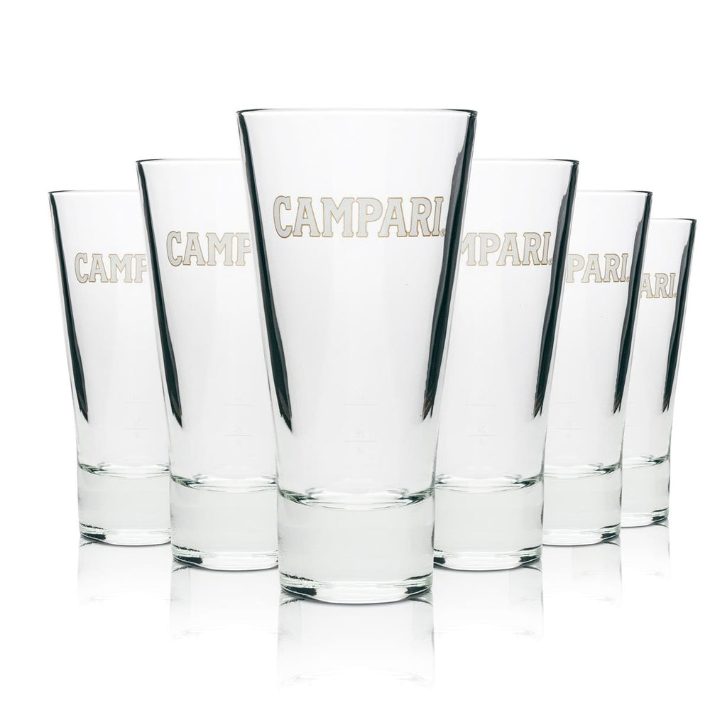 6x Campari aperitif szklanka long drink 35cl