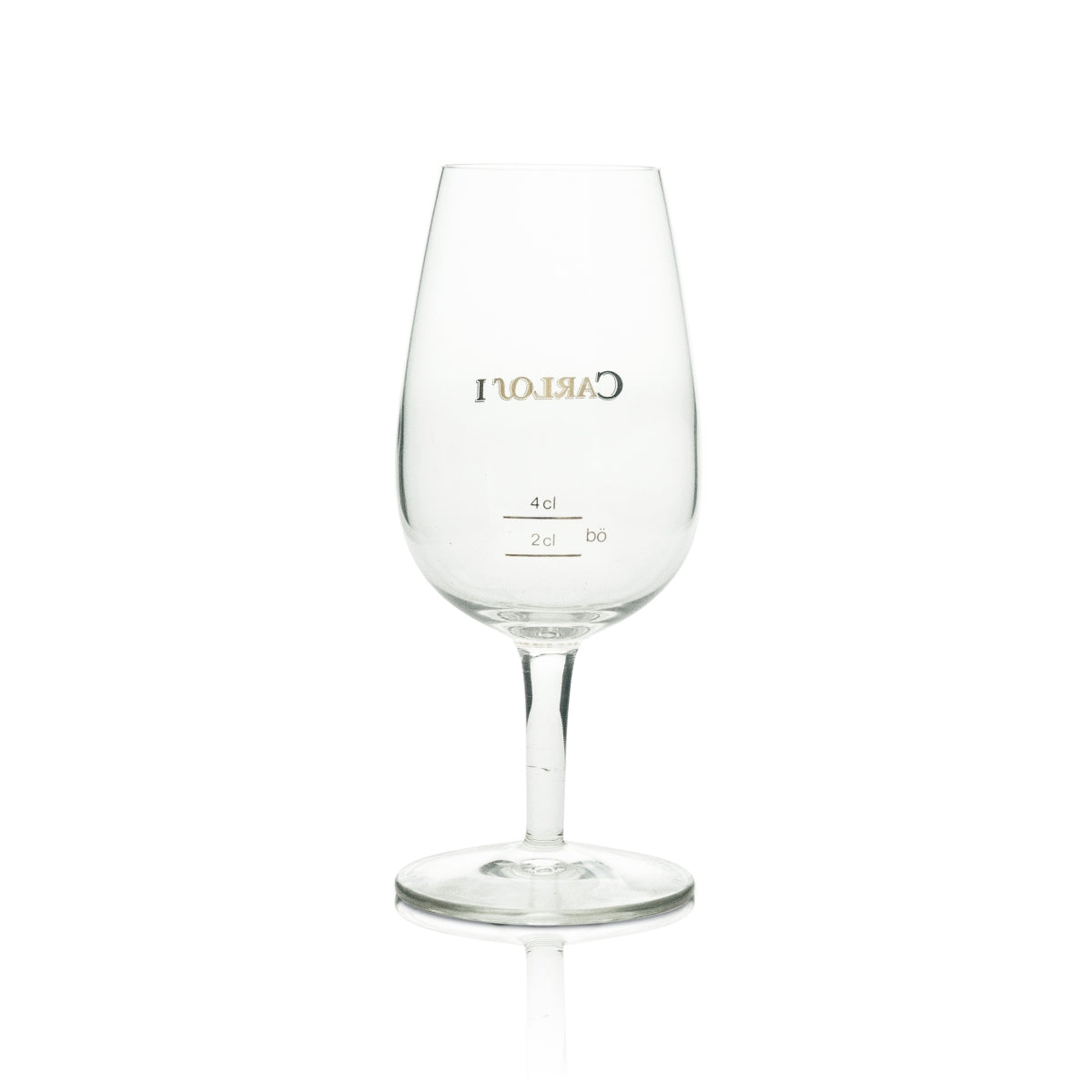 6x Carlos Brandy Glass Tasting Logo Gold 4cl Böckling – Widok 3