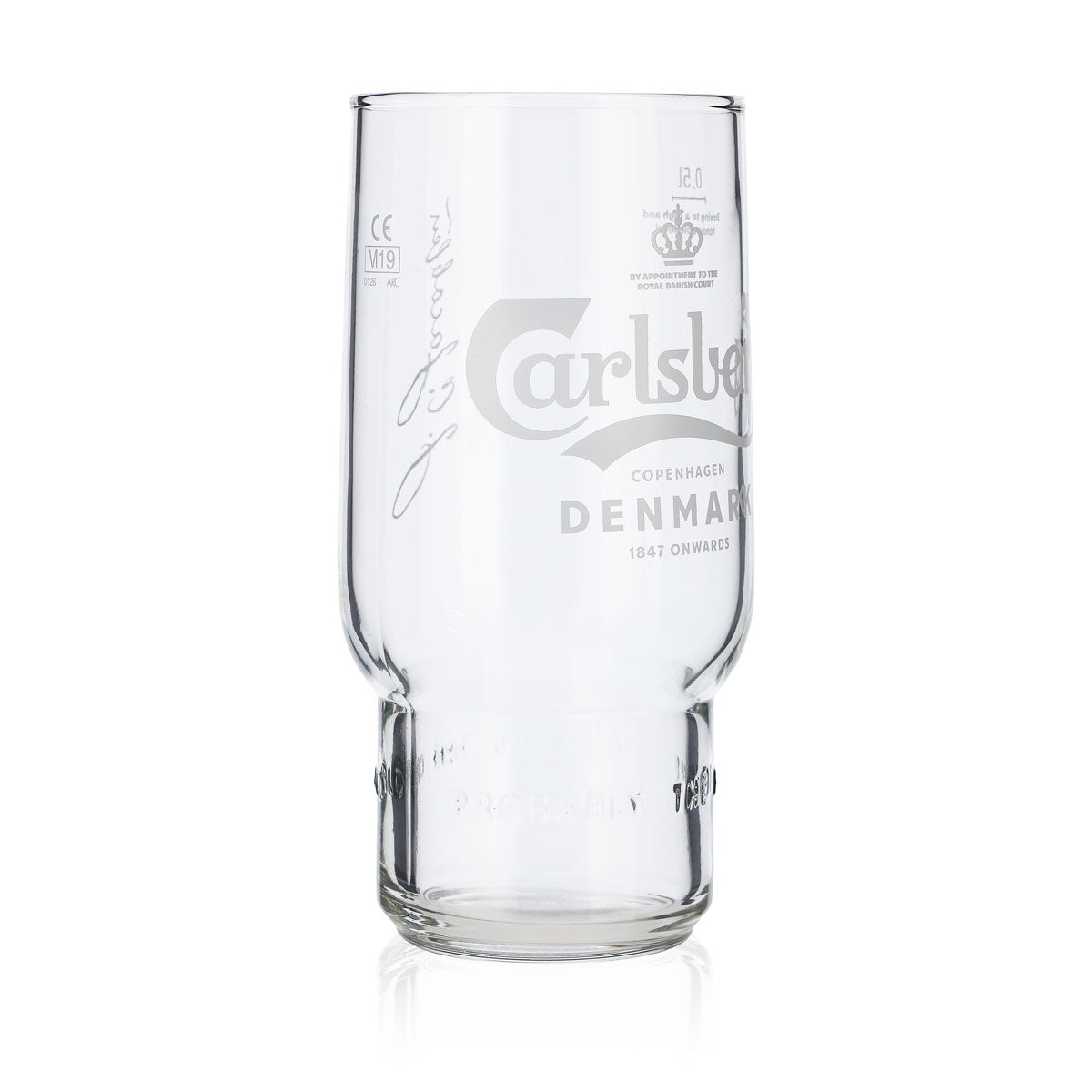 6x szklanka do piwa Carlsberg 0,5 l Szklanki do piwa Szklanka do piwa Kubek Białe logo – Widok 3