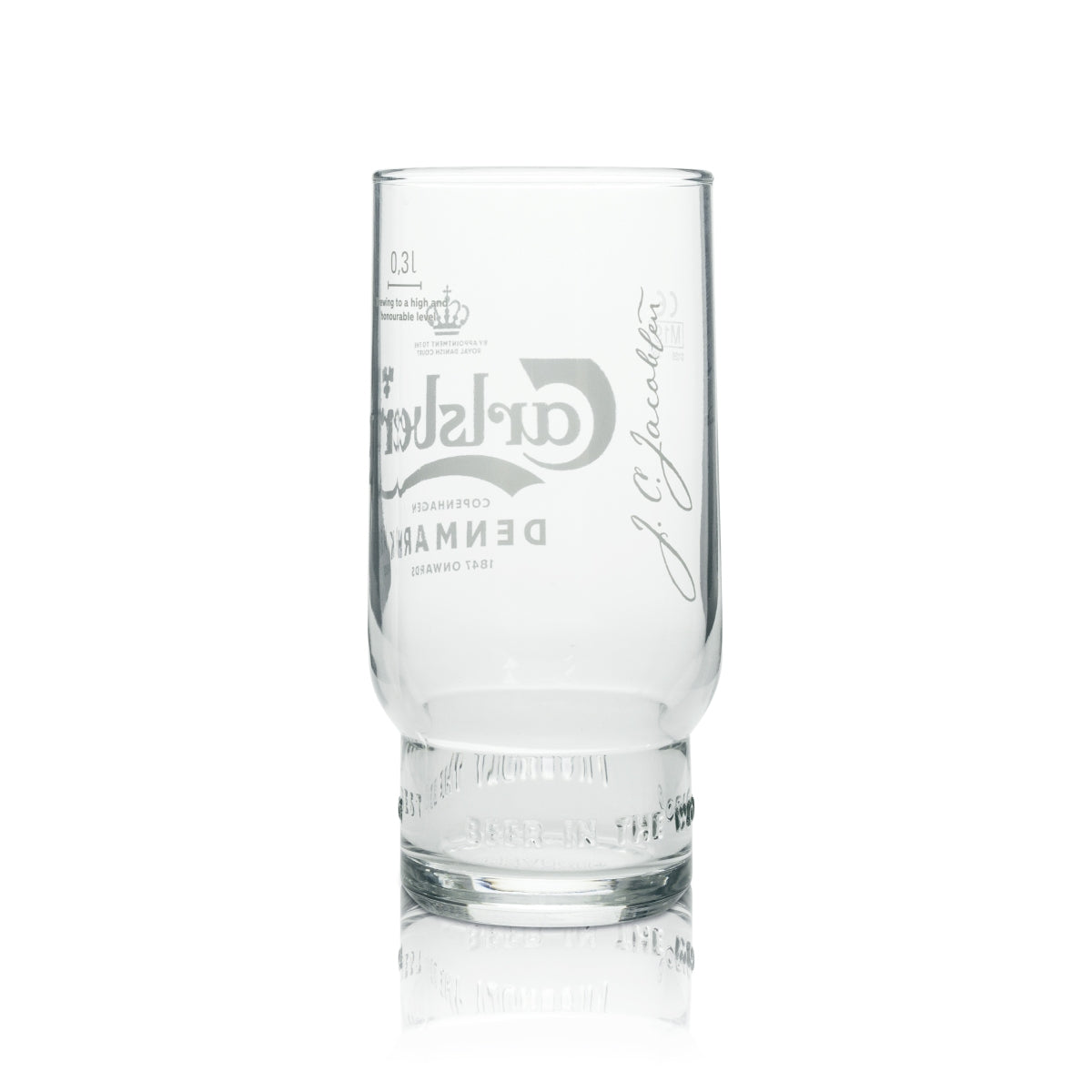 6x Carlsberg Beer Glass Tumbler Better 300ml – Widok 3