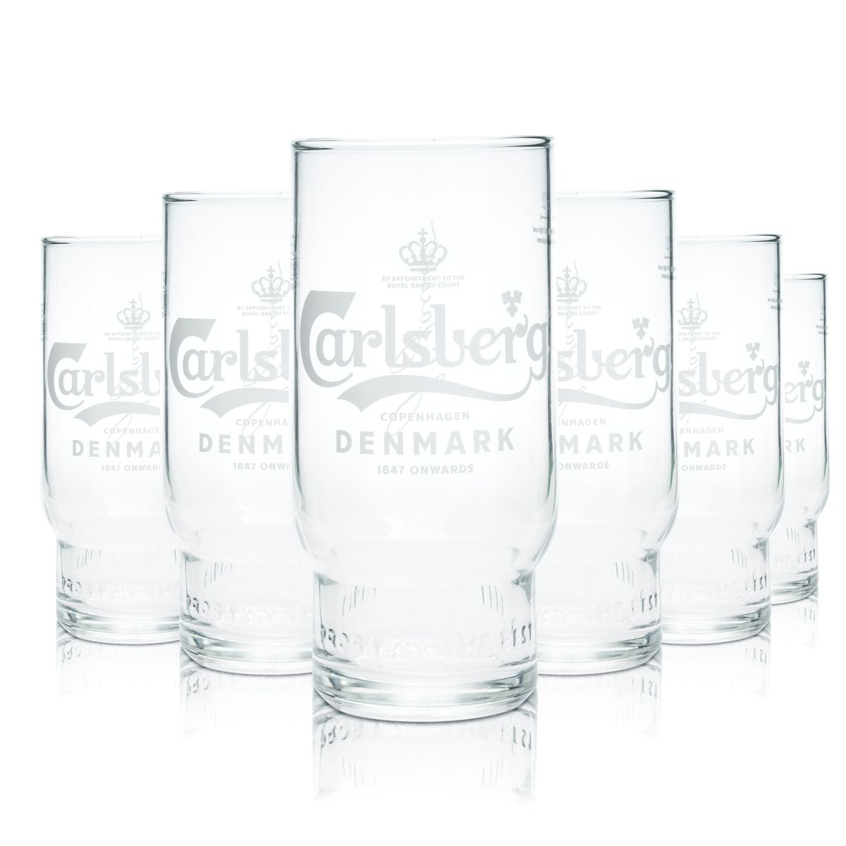 6x szklanka do piwa Carlsberg 0,3l szklanka kieliszek Pilstulpe Brewery Denmark International