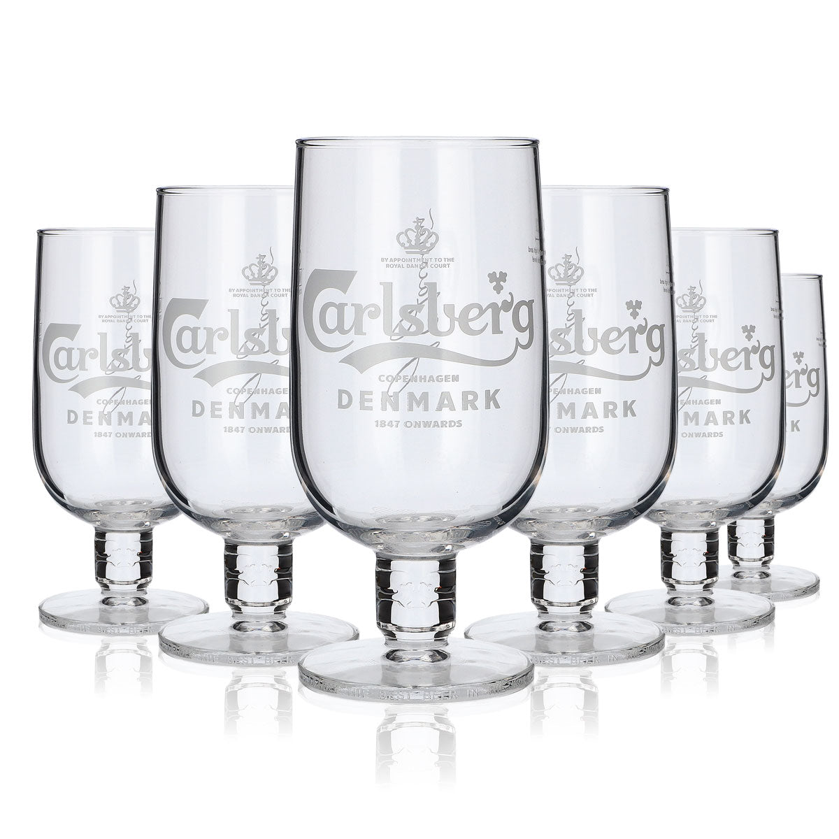 6x Carlsberg Szklanka 0,3 l Szklanki do piwa Pilsner Zestaw szklanek Danish Brewery Gastro – Widok 5