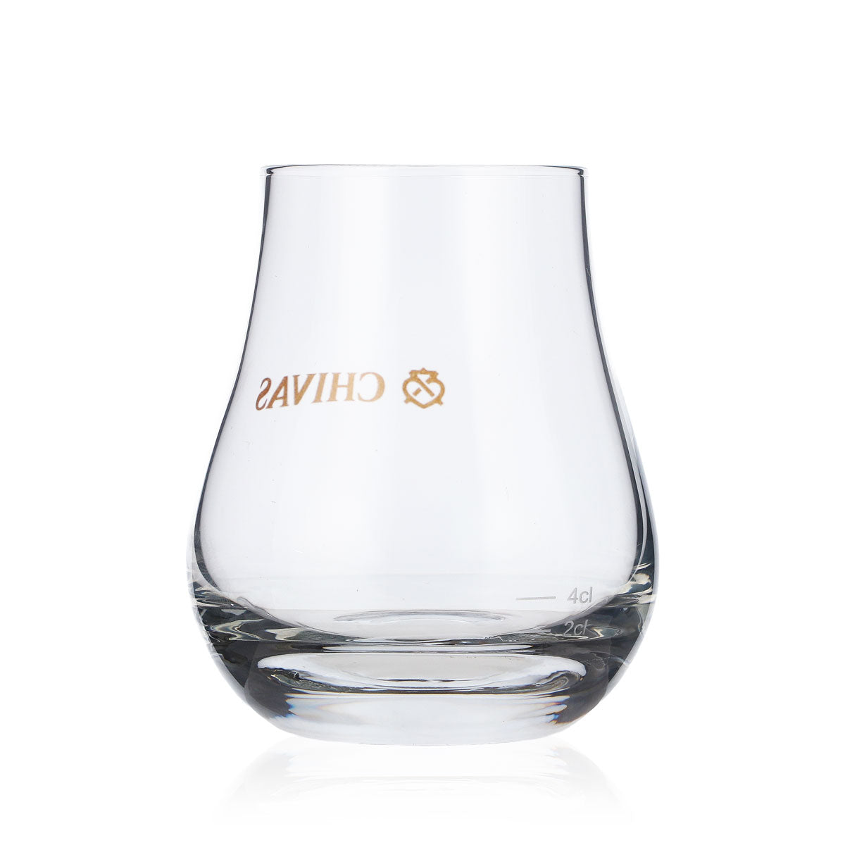6x szklanka do whisky Chivas Regal Kontur 0,24 l Kubek/szklanka Złote logo – Widok 4