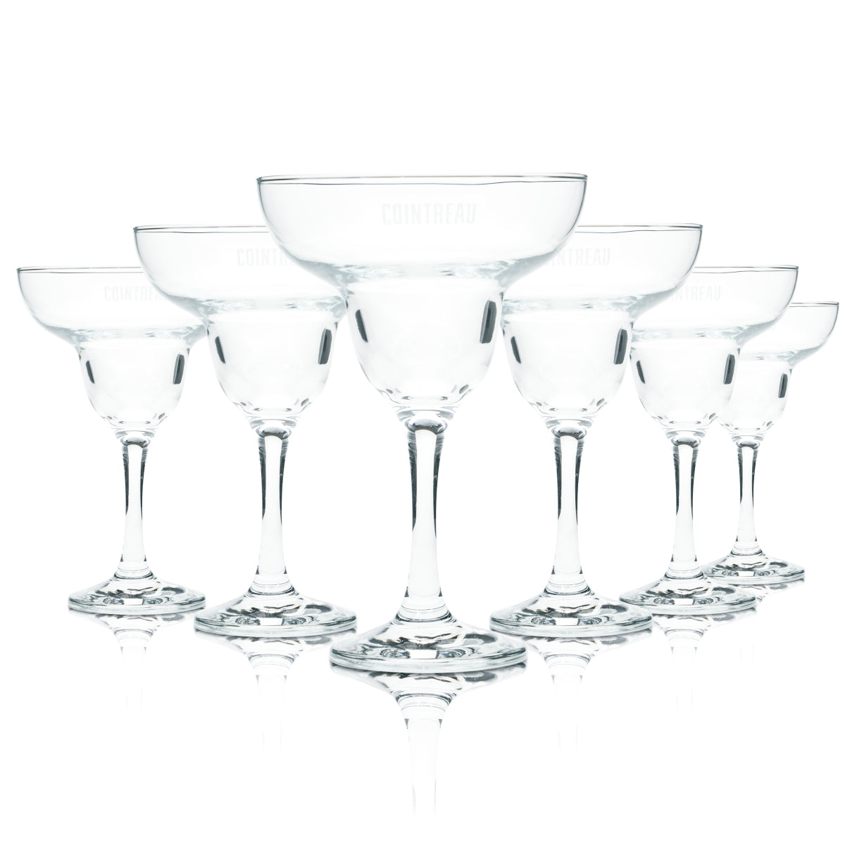 6x Cointreau Liqueur Glass 0.1l Margarita Bowl Glasses Orange Caipi Longdrink Bar