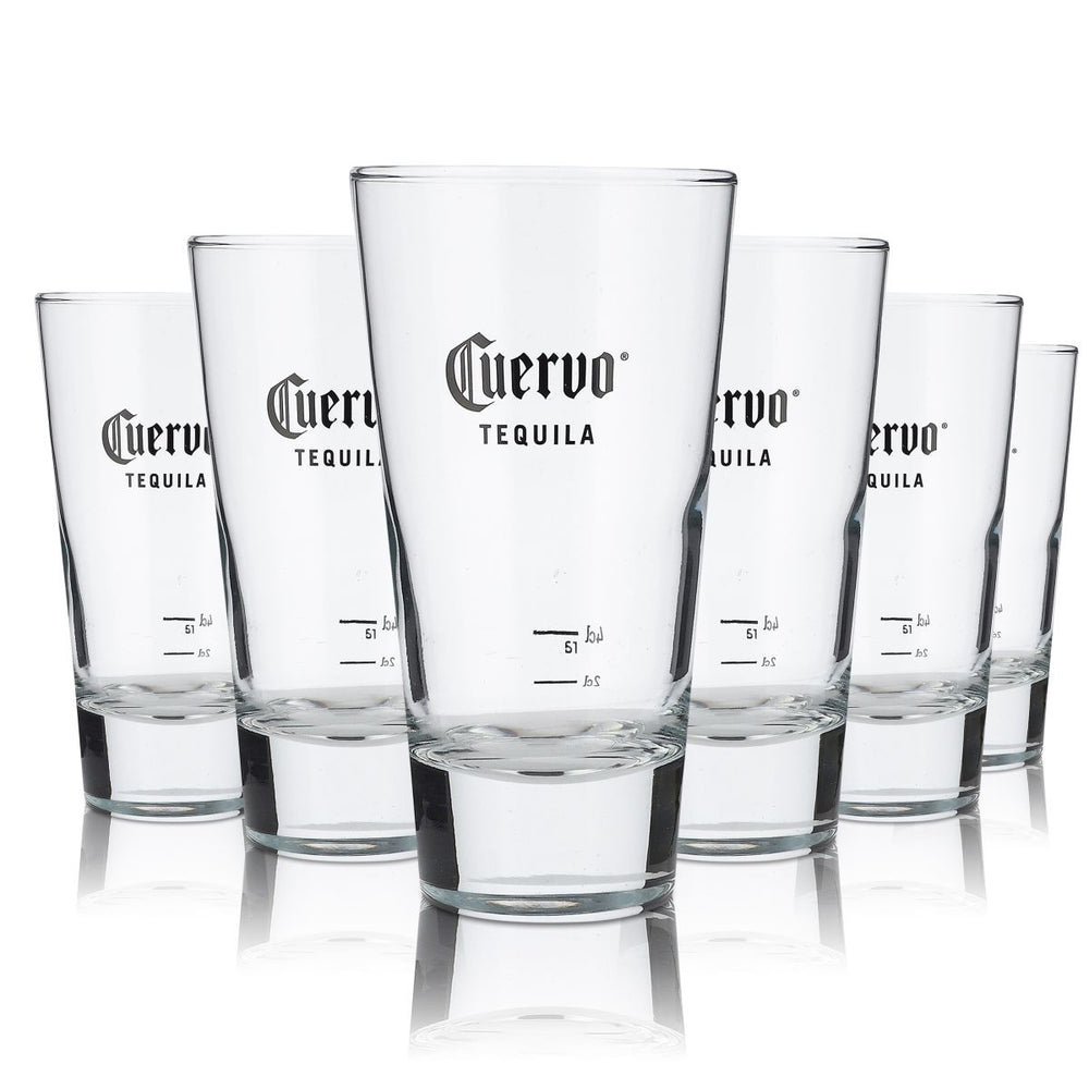 6x Cuervo Jose Tequila Szklanki do drinków długich „Cuervo” 2 cl/4 cl