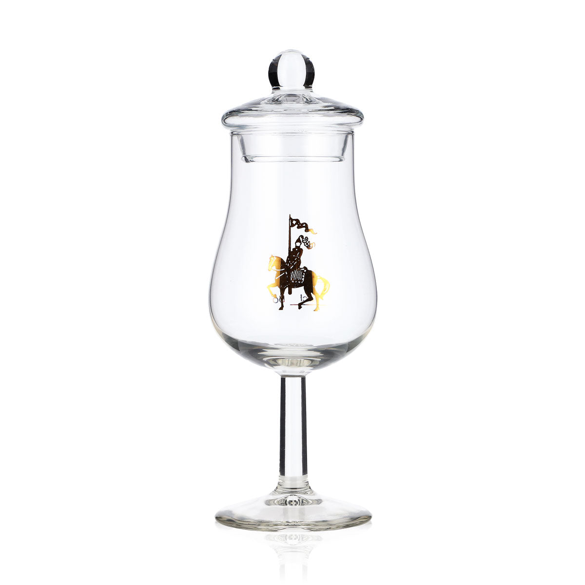 6x kieliszek do brandy Dauphin 2 cl/4 cl Kieliszek degustacyjny z pokrywką Logo jeźdźca Böckling – Widok 2