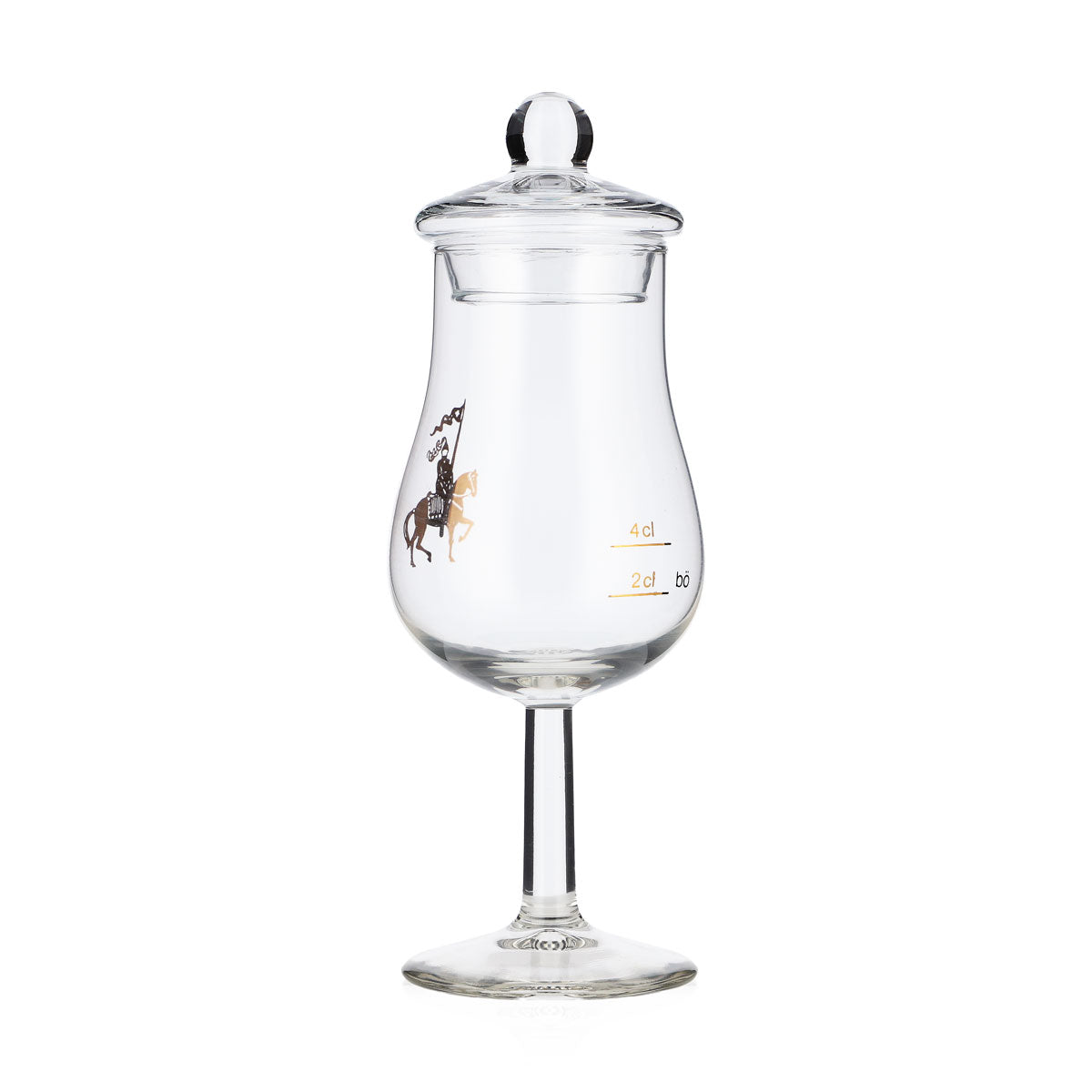 6x kieliszek do brandy Dauphin 2 cl/4 cl Kieliszek degustacyjny z pokrywką Logo jeźdźca Böckling – Widok 6