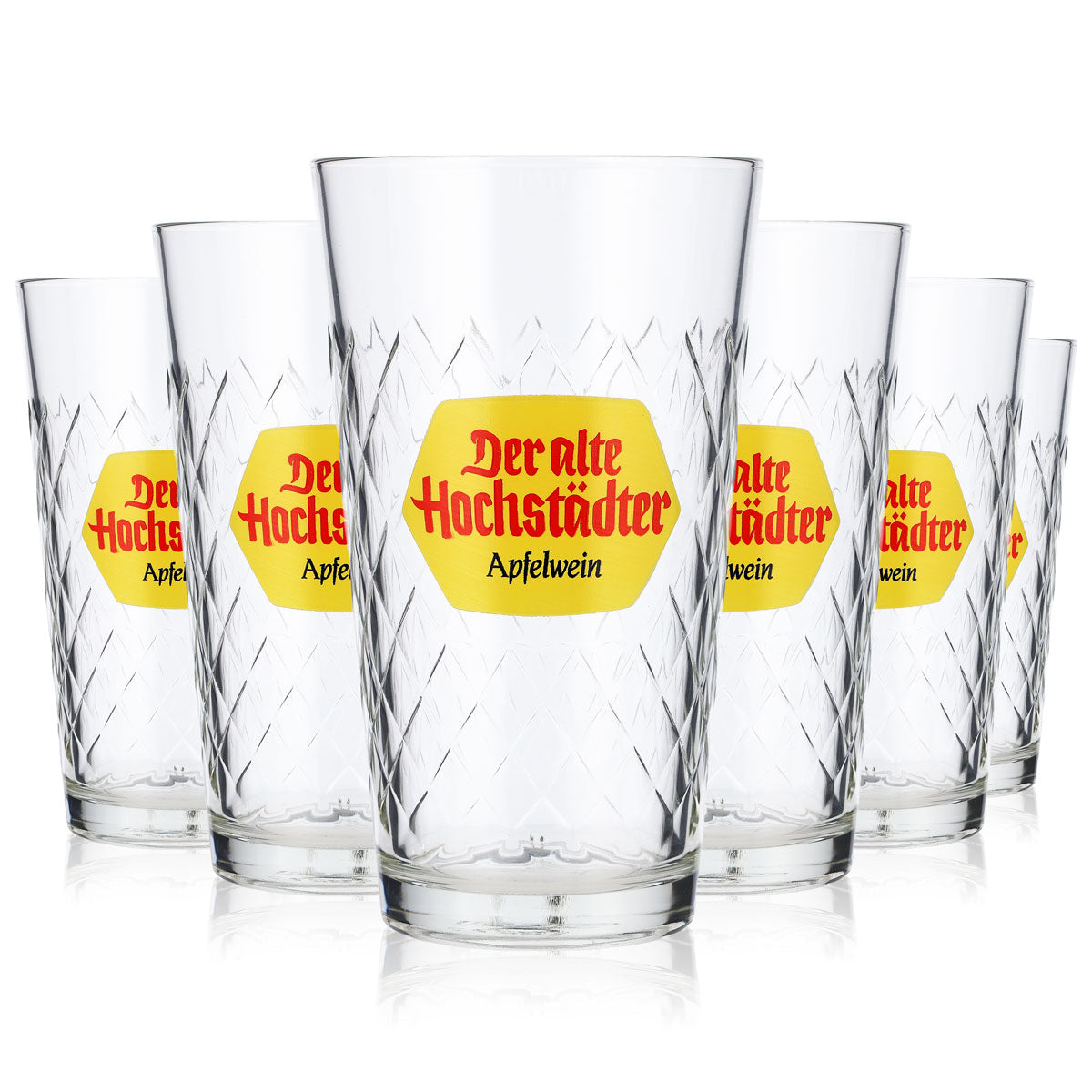 6x Szklanki do wina Der alte Hochstädter Apfelwein 0,5 l Rastal – Widok 5