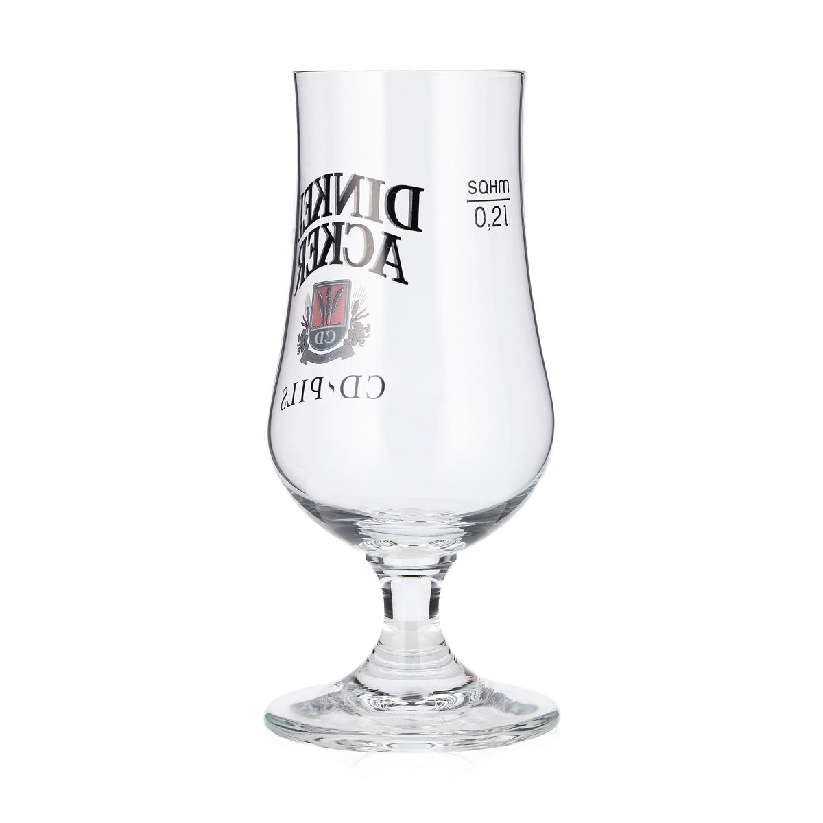 6 szt. szklanek do piwa „Dinkel Acker” 0,2 l, typu tulipan, CD-Pils, szklanki typu „sahm”, pucharowe – Widok 4