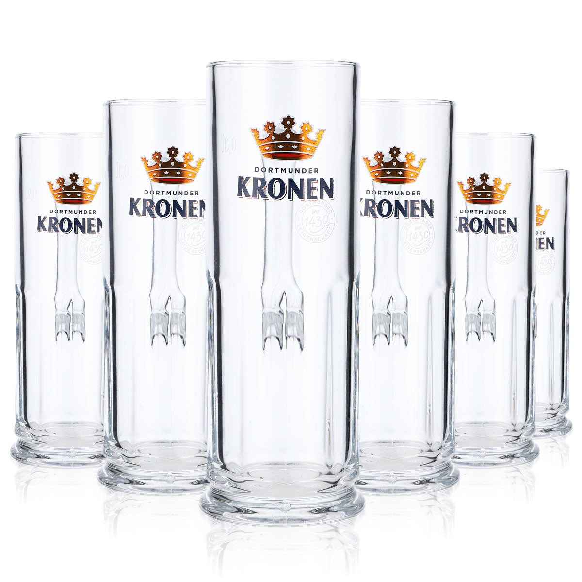 6x szklanka do piwa Dortmunder Kronen 0,3 l Szklanki Kufel do piwa Szklanka do piwa Maximilian – Widok 7