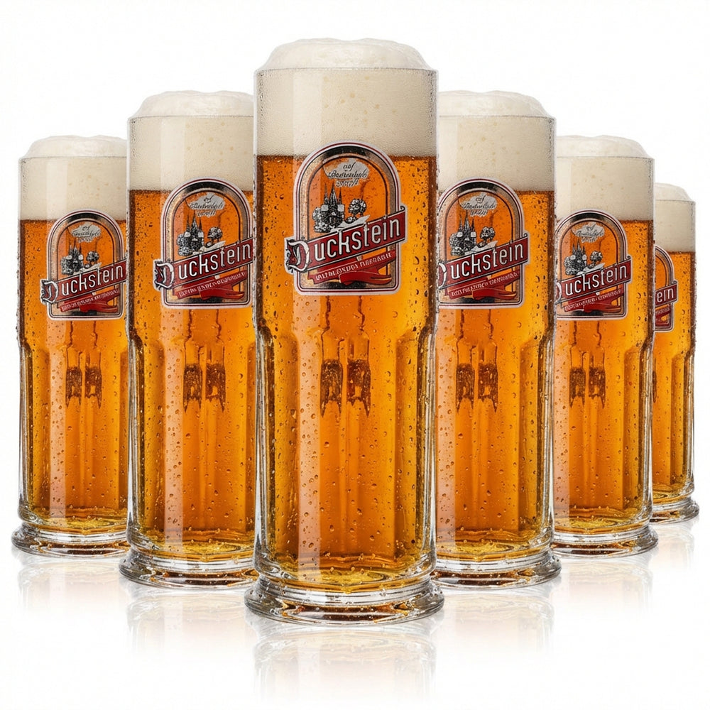6x szklanka do piwa Duckstein 0,3 l kufel „Rotblondes Oberbräu” Sahm Maximilian Seidel