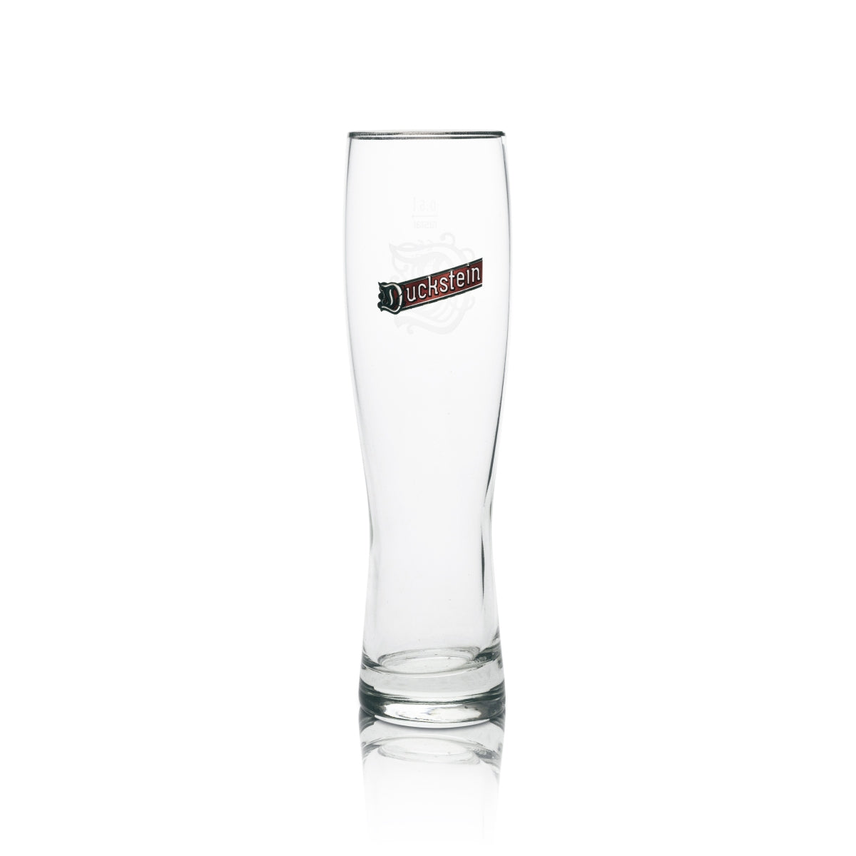 6x szklanka do piwa Duckstein Pilsener 0.5l ze srebrną obwódką – Widok 2