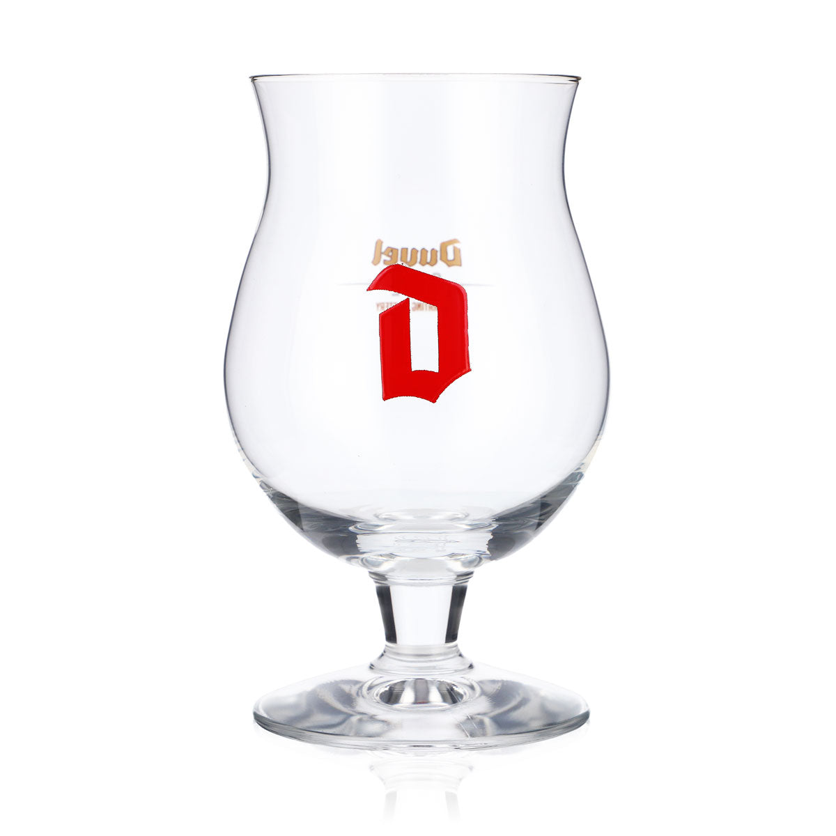 6x szklanki do piwa Duvel Szklanki do piwa, bańkowate 0,25 l Czerwone logo – Widok 2