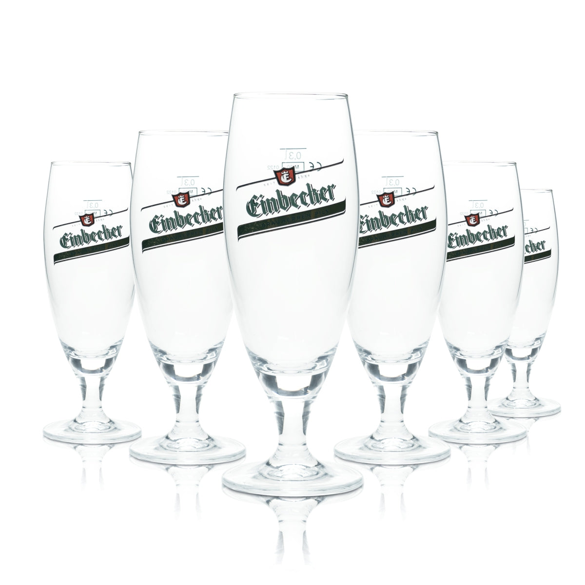 6x Einbecker szklanka do piwa 0.3 goblet tulipan prestiżowe szklanki browar gastro bar pilsner