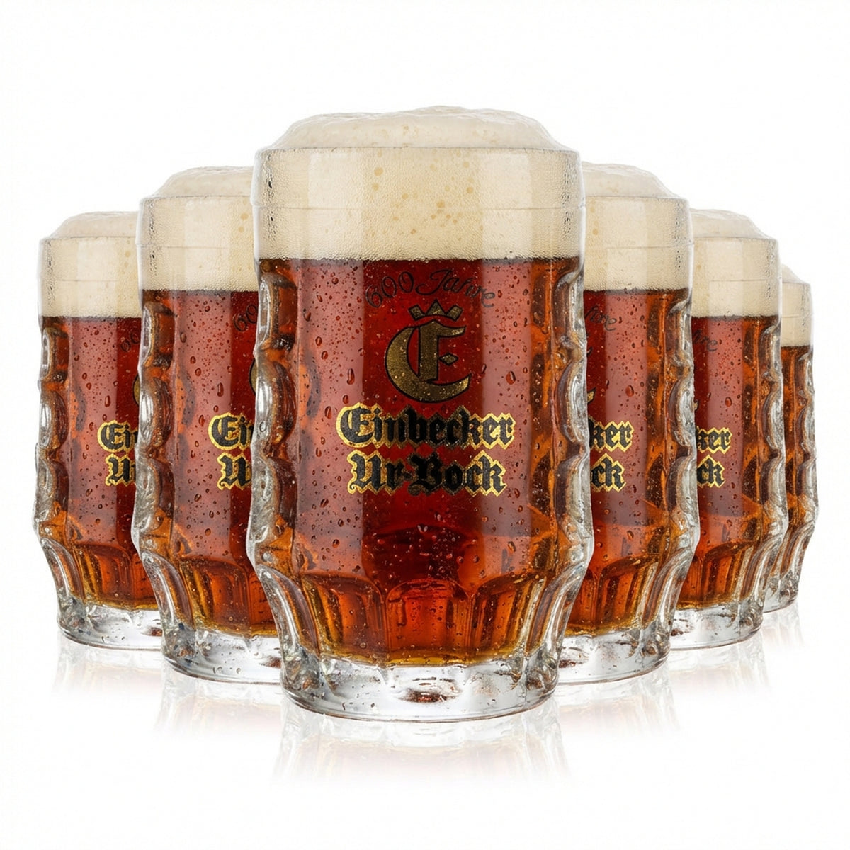 6x szklanka do piwa Einbecker Szklanki do piwa 0,4 l Kufel do piwa Kufel Urbock