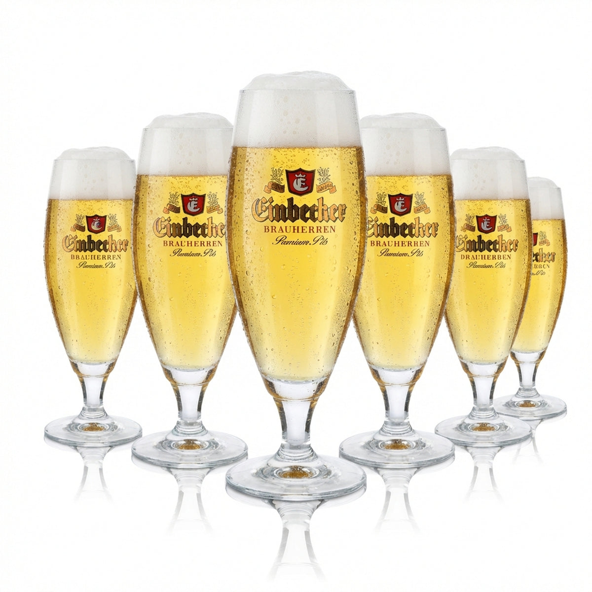 6x szklanka Einbecker 0,3l kieliszek Pilstulpe zestaw szklanek do piwa browar gastro