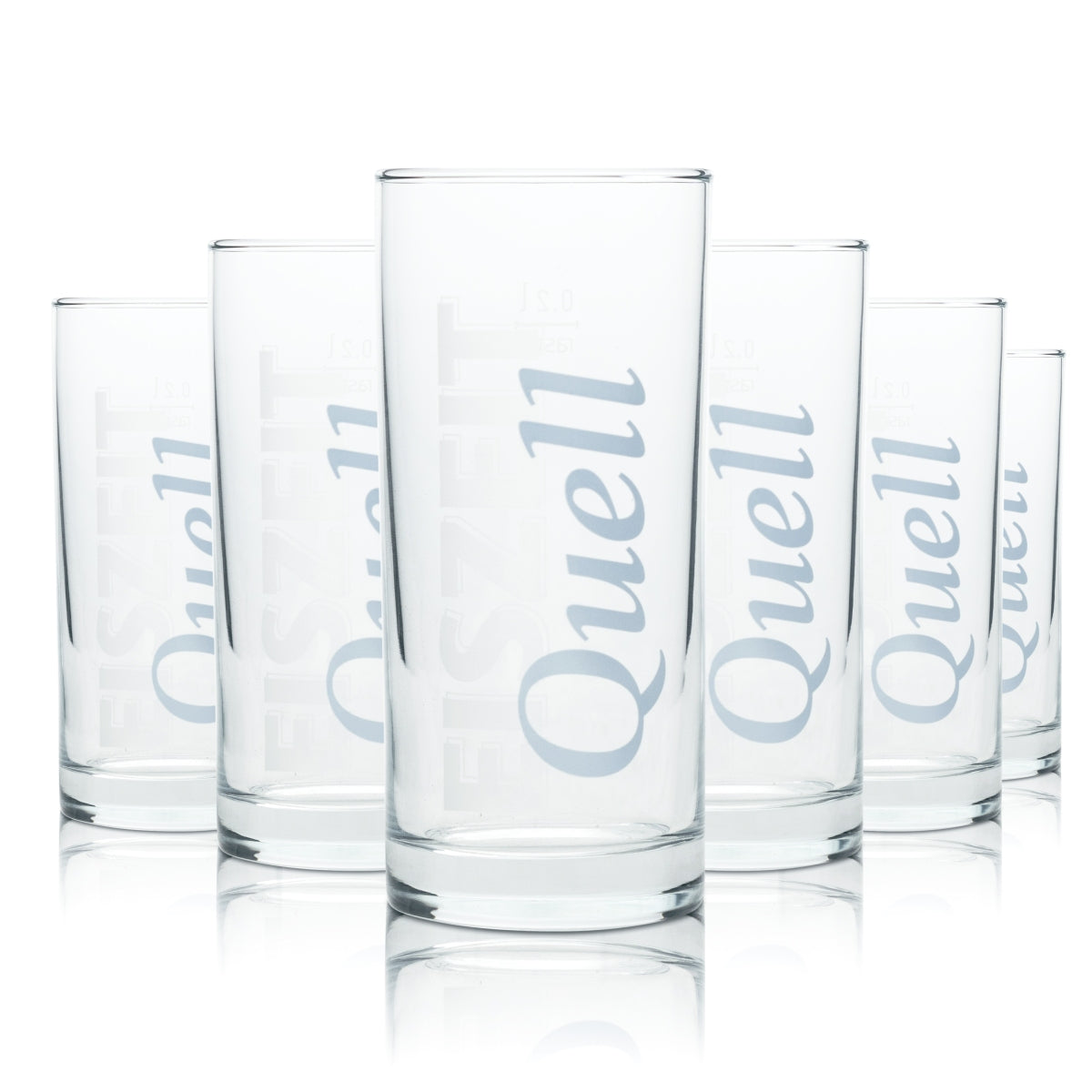 6x EiszeitQuell Szklanka do wody 0,2l Rastal Gastro Szklanki do picia soków Szklanka do koktajli Longdrink