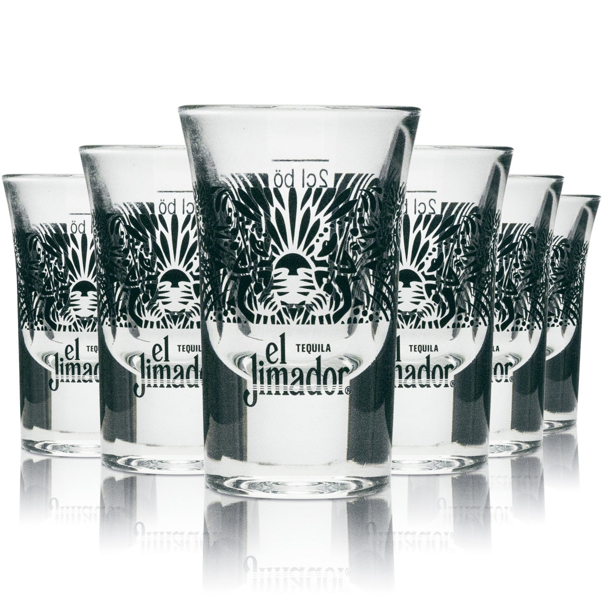6x kieliszek tequili El Jimador shot 2 cl