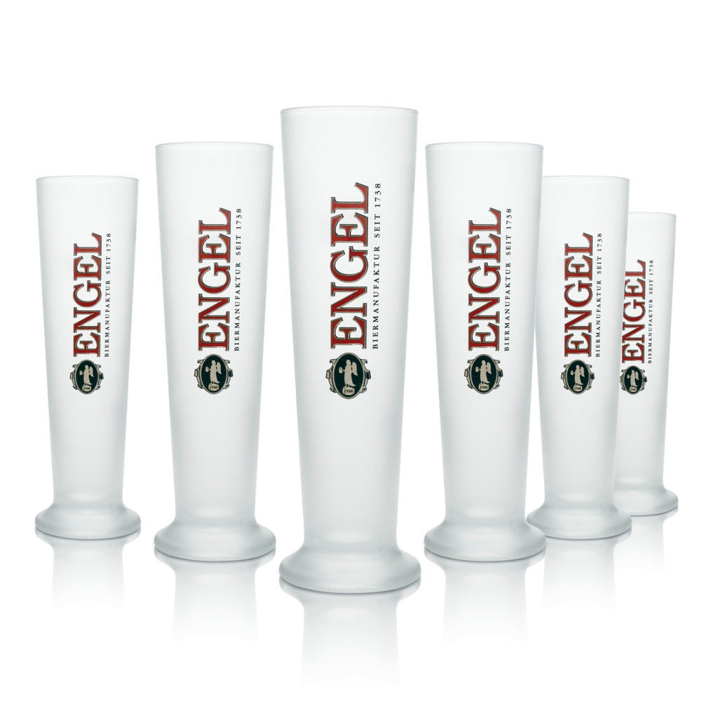 6x Angel Beer Glass Exclusive Sticks "Cheers my Angel" 0,3l Rastal