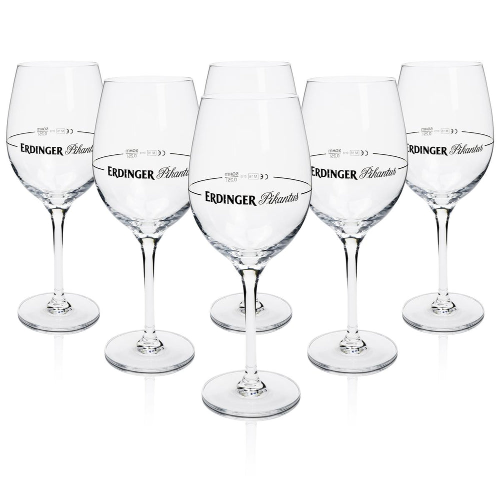 6x szklanka do piwa Erdinger 0.25l Pikantus goblet aperitif