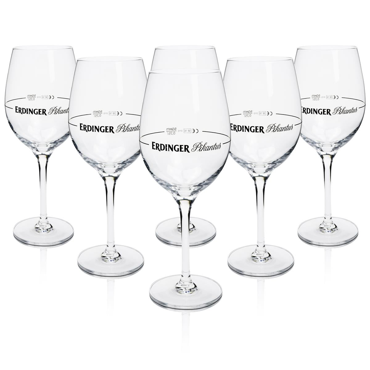 6x szklanka do piwa Erdinger 0.25l Pikantus goblet aperitif