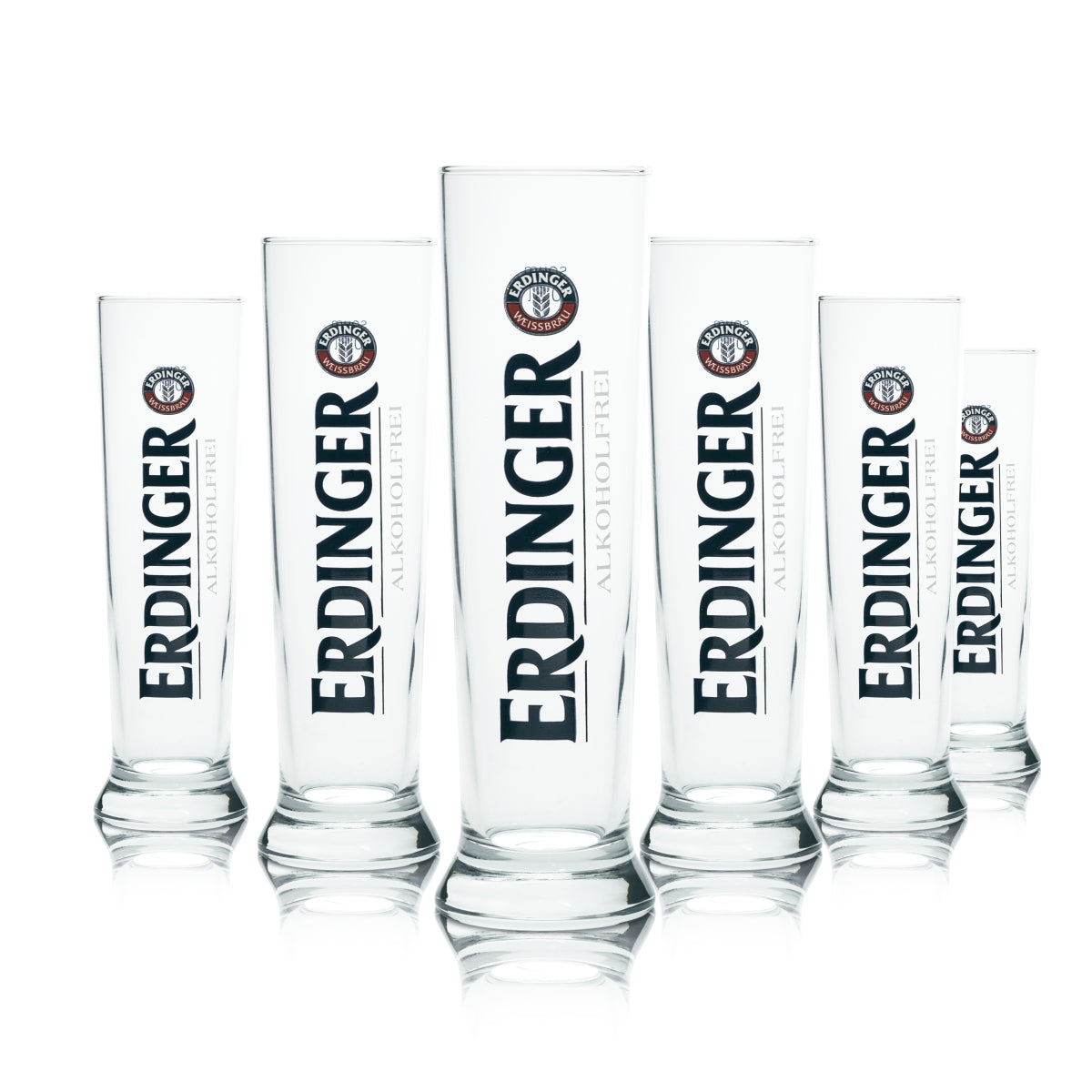 6x Erdinger szklanka 0.3l Hefeweizen piwo pszeniczne puchar bezalkoholowe piwo Gastro Geeicht – Widok 4