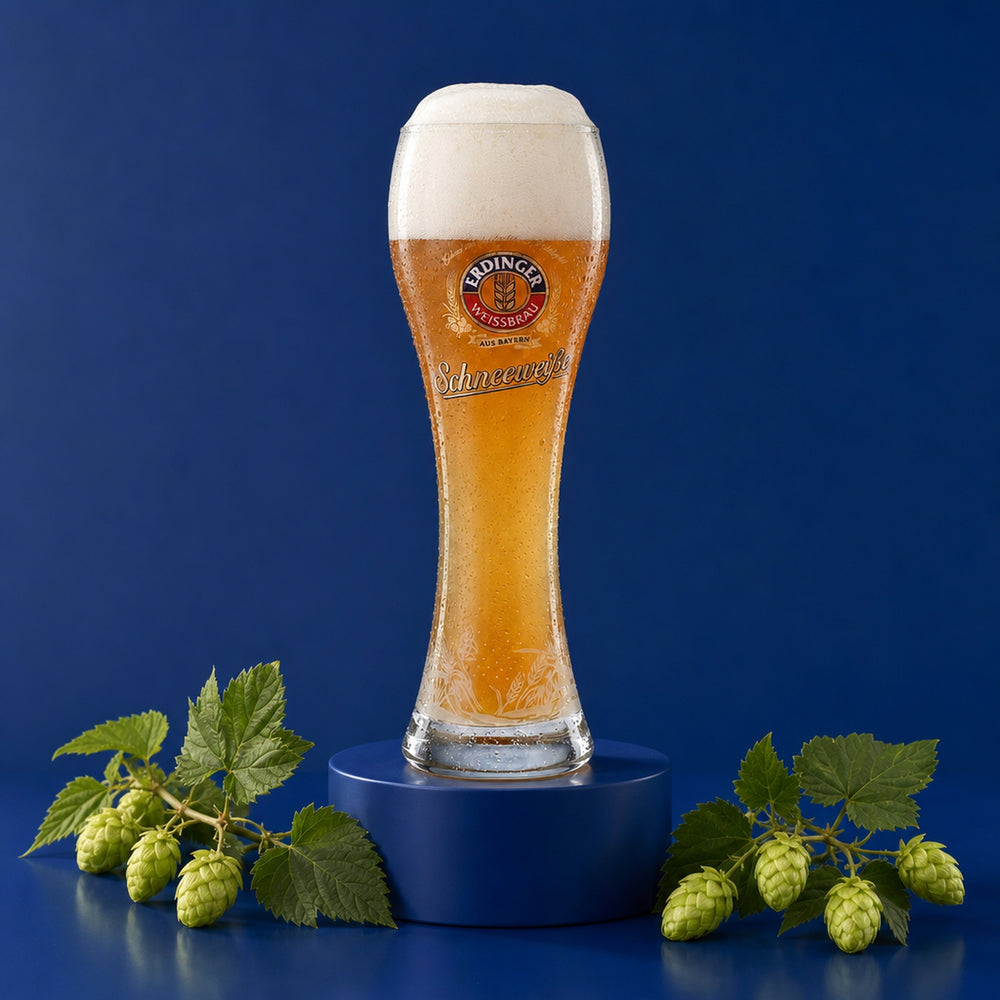 6x szklanka do piwa Erdinger Weissbräu 0,5 l Szklanki do piwa Szklanka do piwa pszenicznego „Schneeweiße”