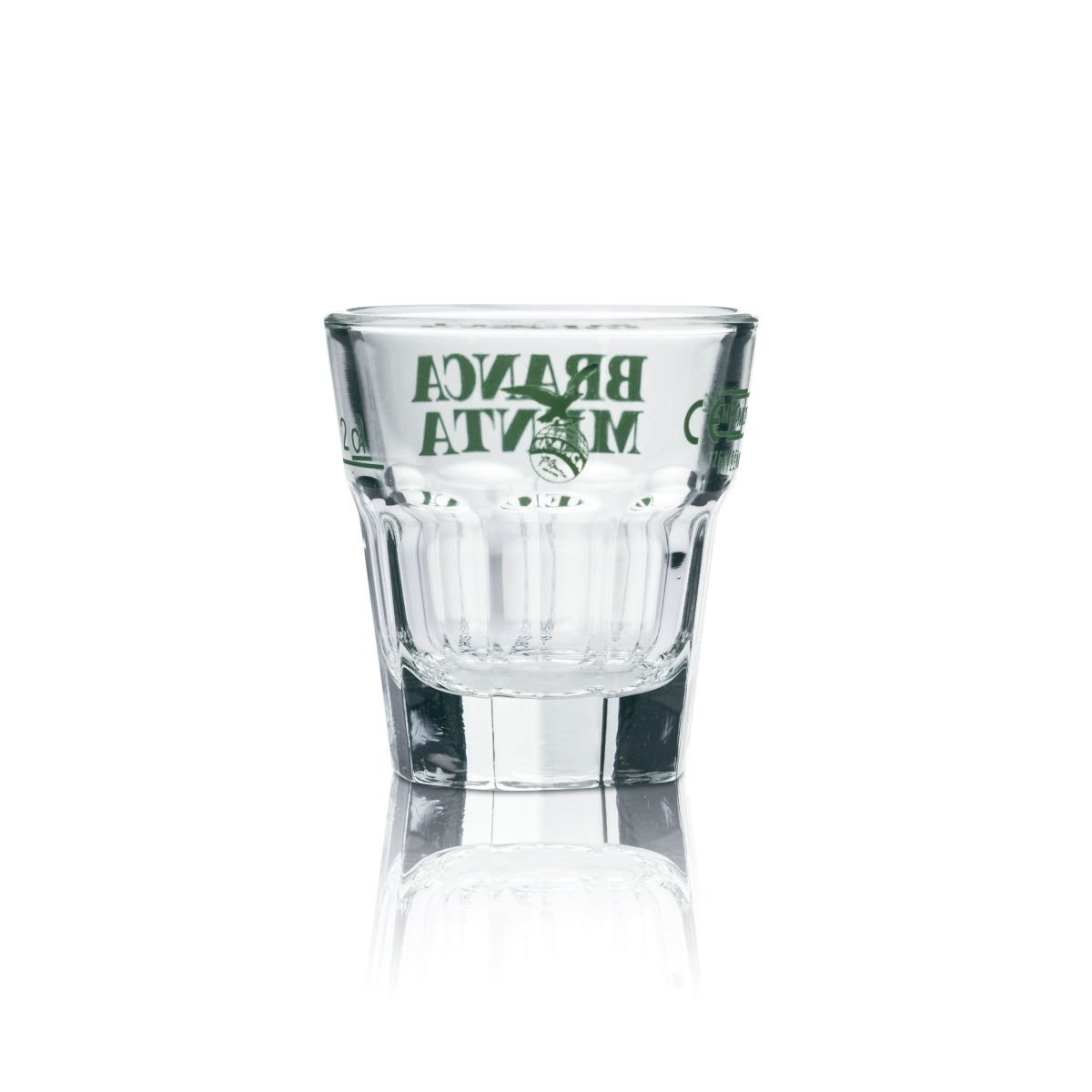 6x Fernet Branca Glass Menta 2cl Shot Glasses Schnapps Short Stamper Calibration mark – Widok 4