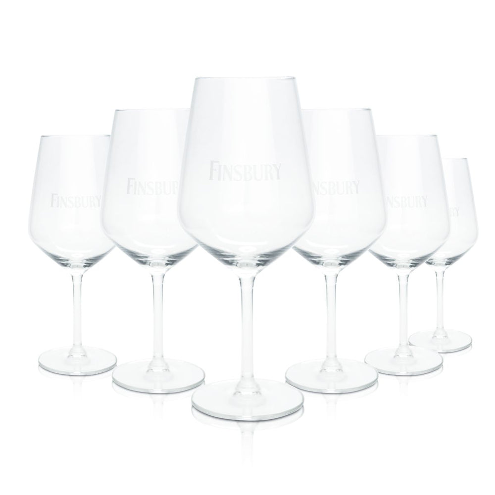6x Finsbury Szklanki 0,53 l Szklanki do gin tonic Szklanki koktajlowe Szklanki do wina Gin Fizz