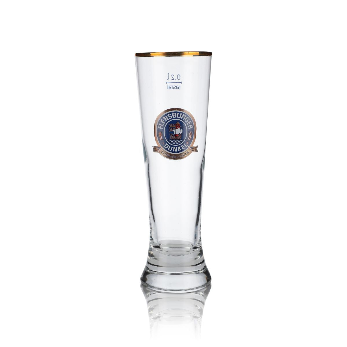 6x szklanki Flensburg 0,2 l Szklanki do piwa Merkur Tulpe Pilsener Dunkel – Widok 2