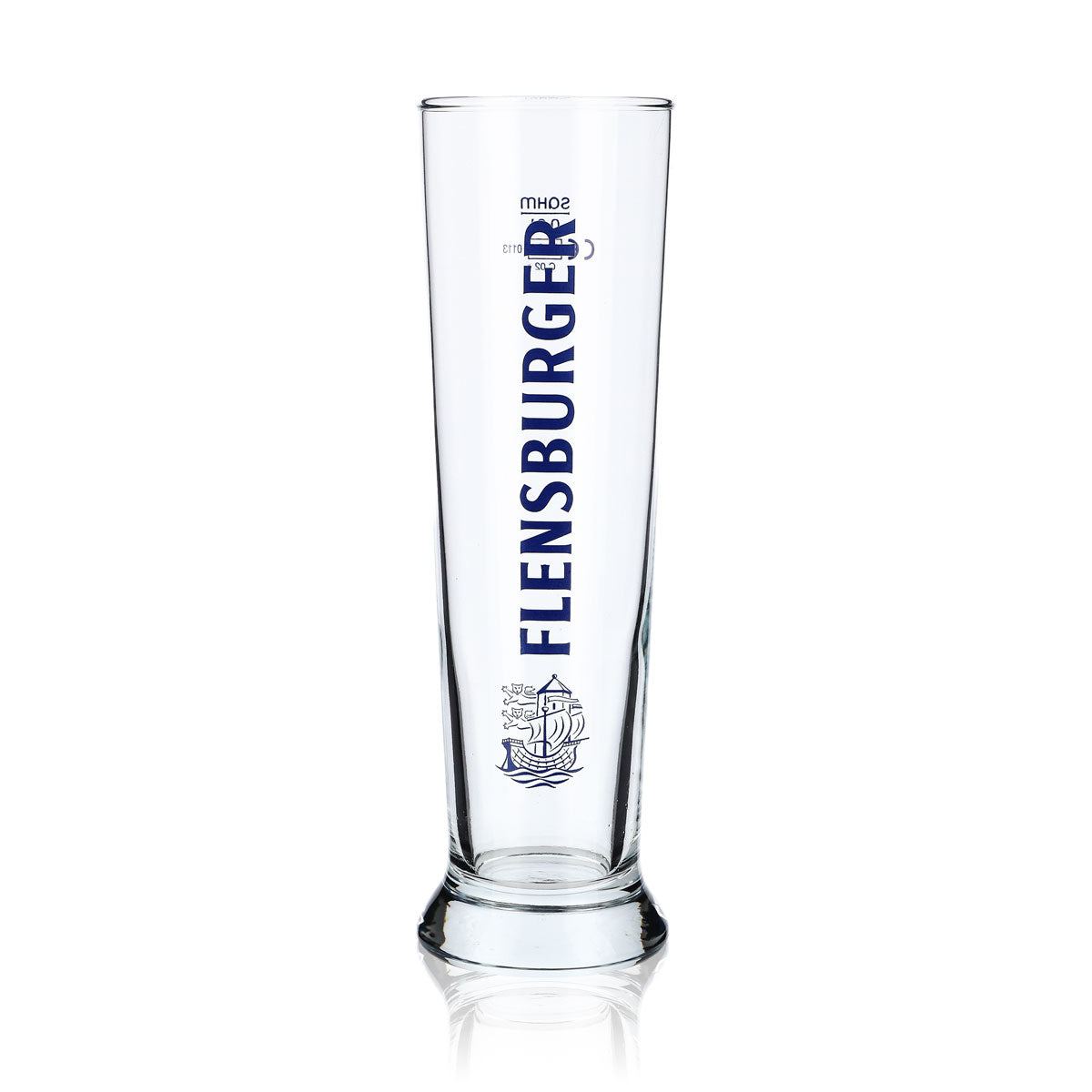 6x szklanka do piwa Flensburger 0,3 l z napisem pionowym Sahm Vancouver – Widok 2
